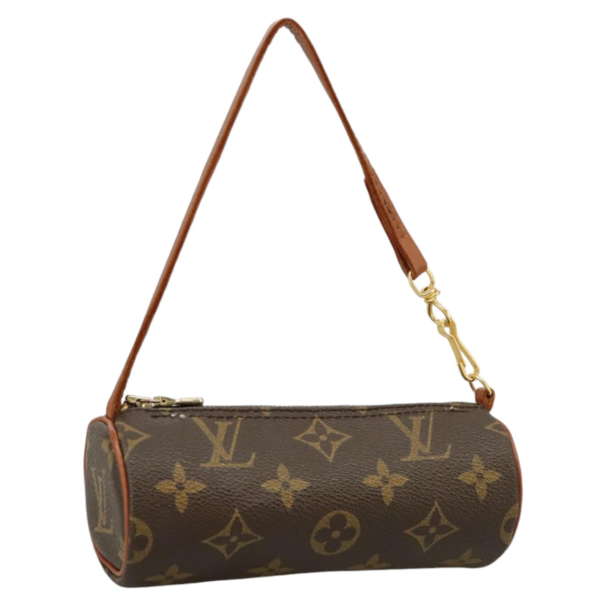 LOUIS VUITTON Monogram Papillon Pouch LV Auth 102362