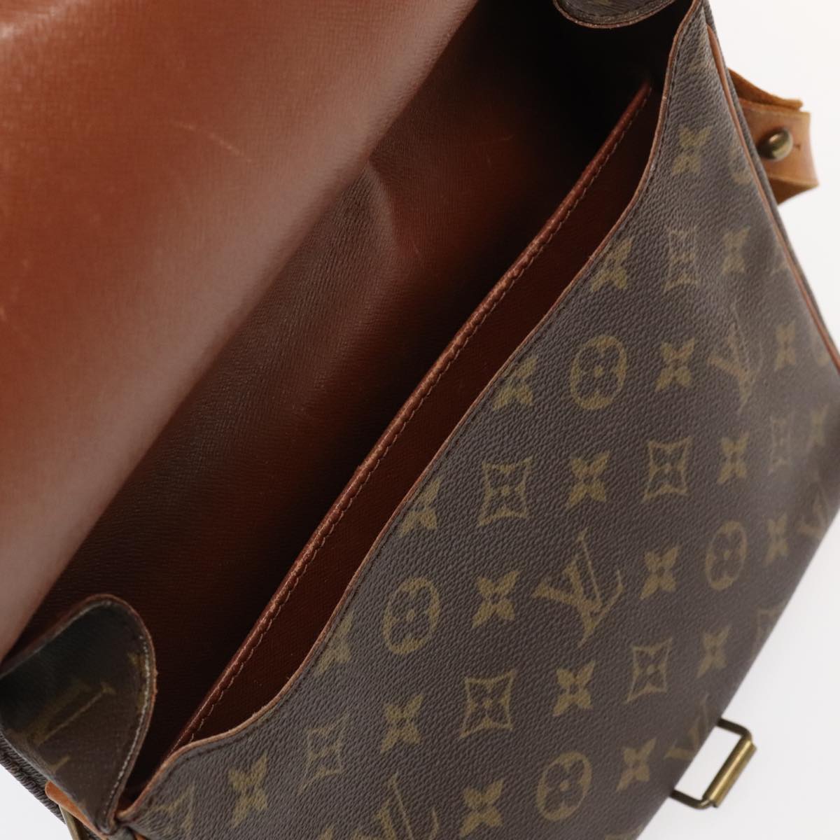 LOUIS VUITTON Monogram Cartouchiere GM Shoulder Bag M51252 LV Auth 102390