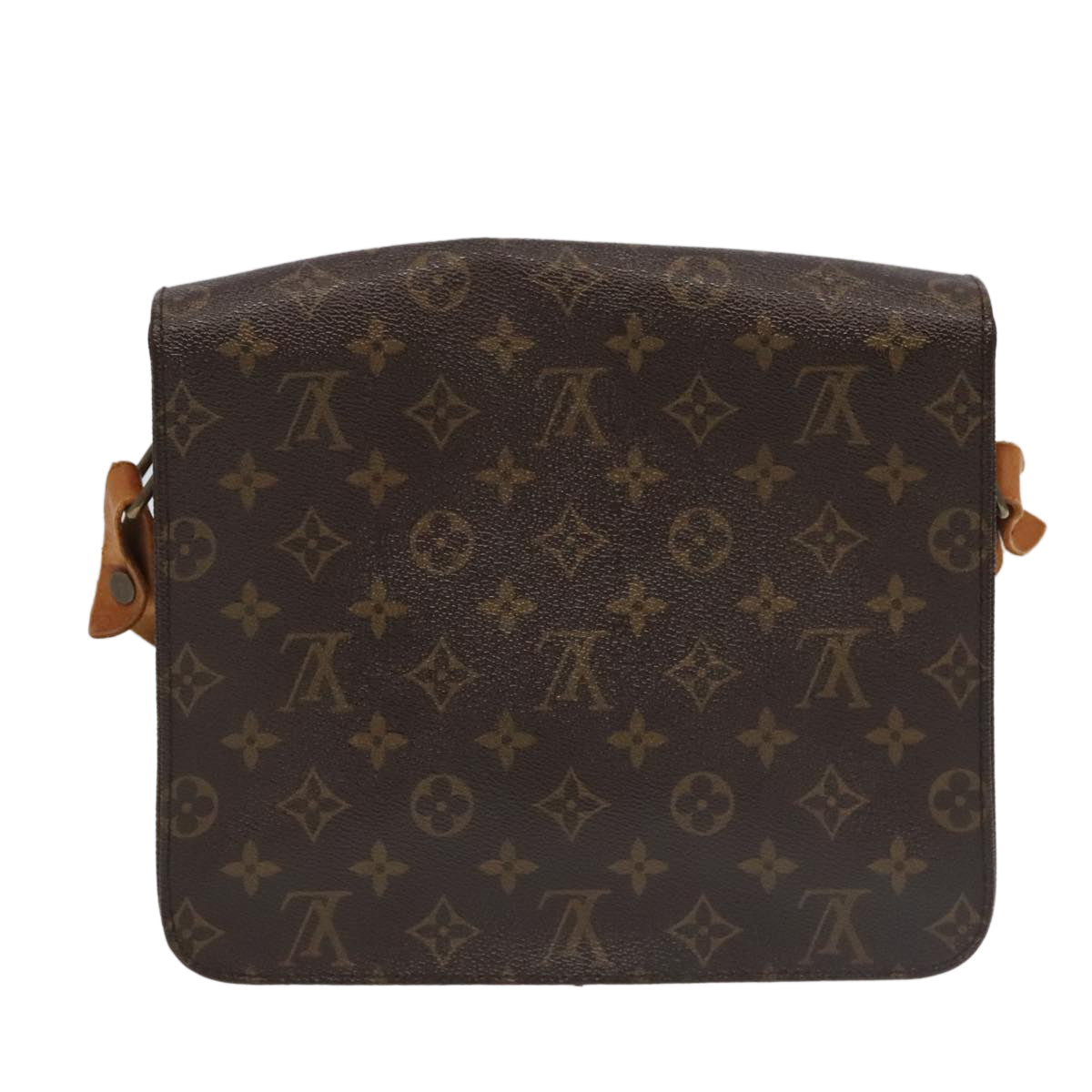 LOUIS VUITTON Monogram Cartouchiere GM Shoulder Bag M51252 LV Auth 102390