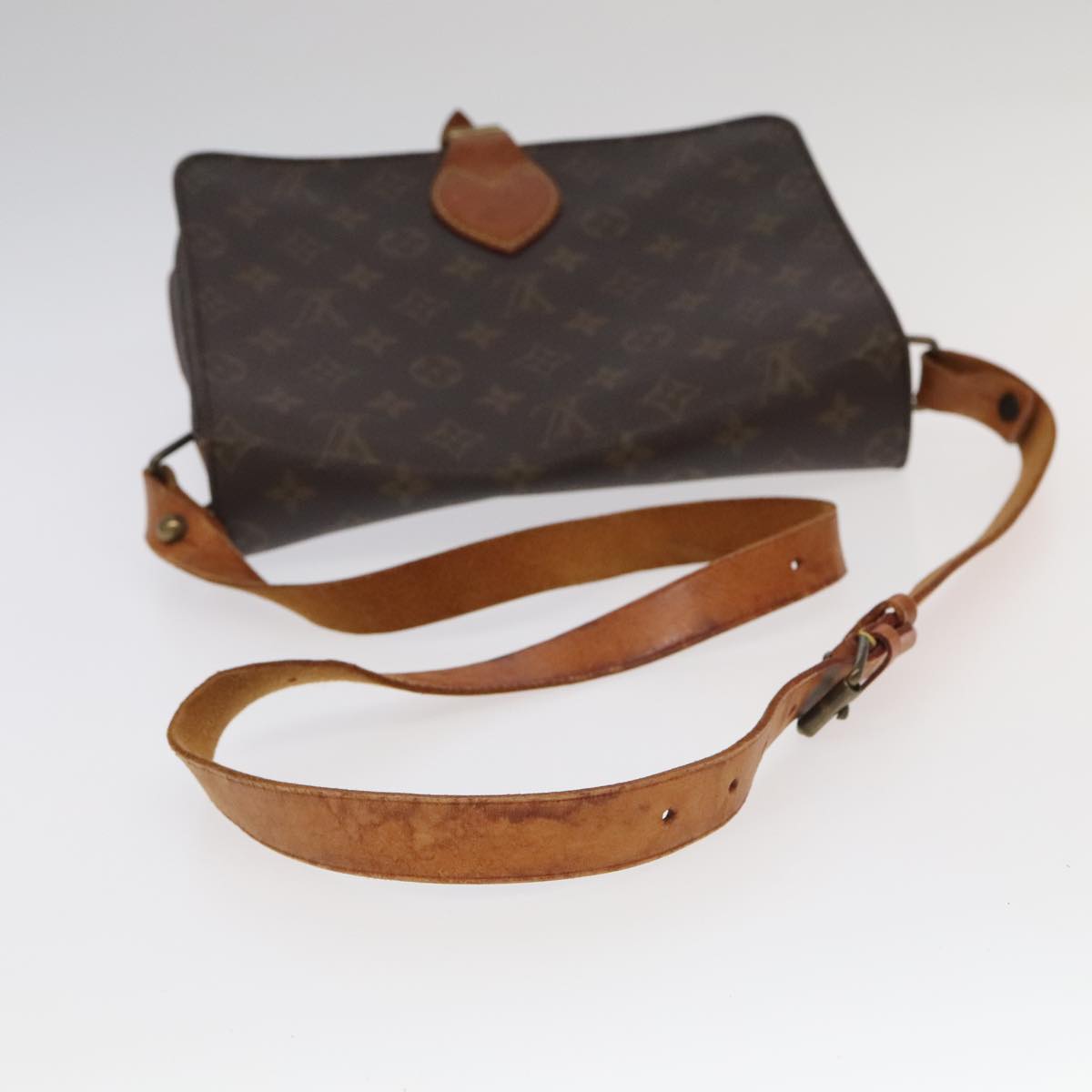 LOUIS VUITTON Monogram Cartouchiere GM Shoulder Bag M51252 LV Auth 102390