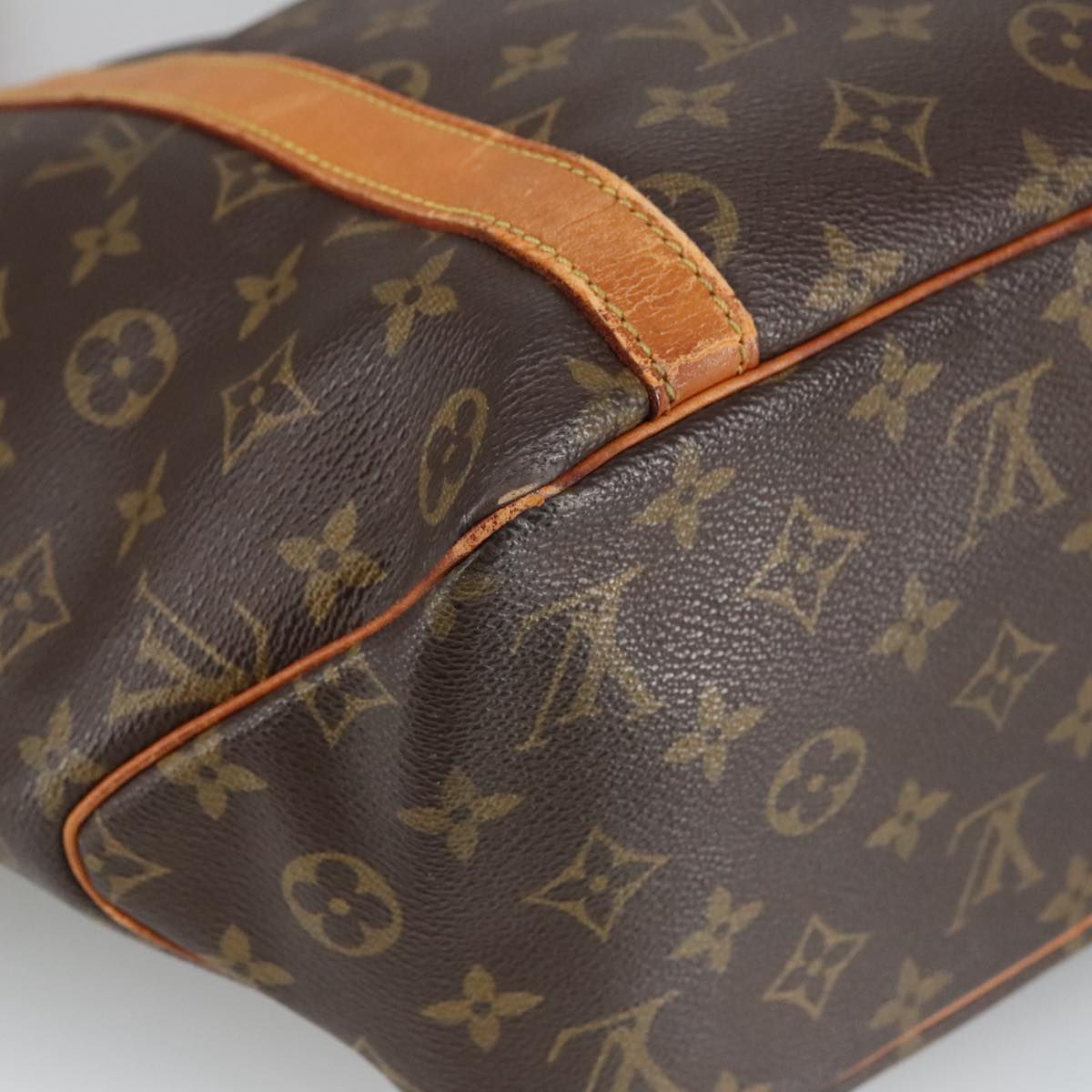 LOUIS VUITTON Monogram Sac Shopping Tote Bag M51108 LV Auth 102395