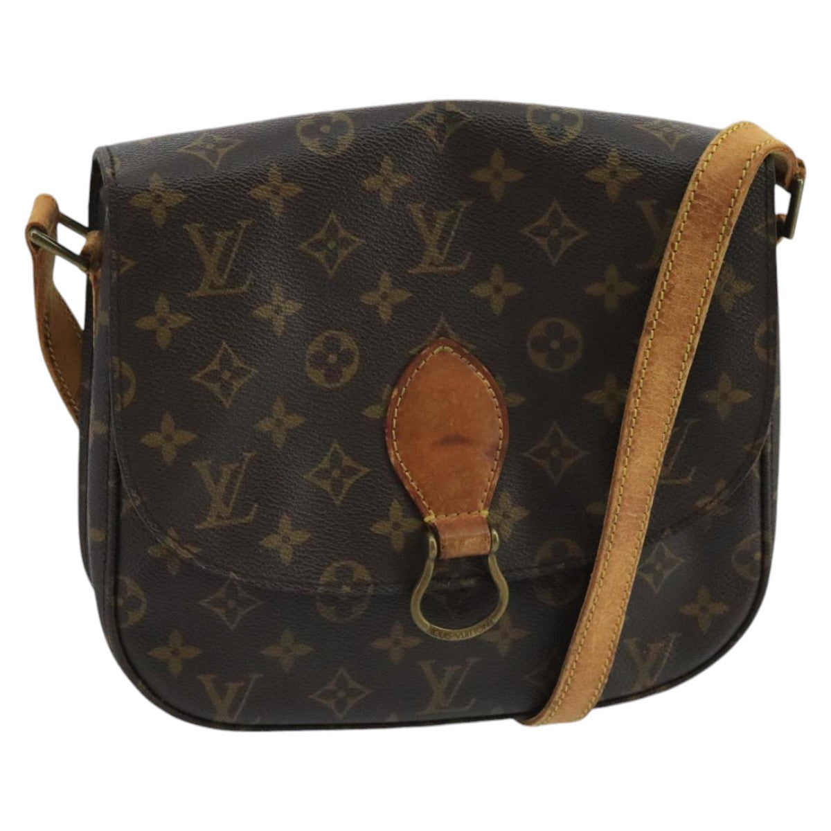 LOUIS VUITTON Monogram Saint Cloud GM Shoulder Bag M51242 LV Auth 102399