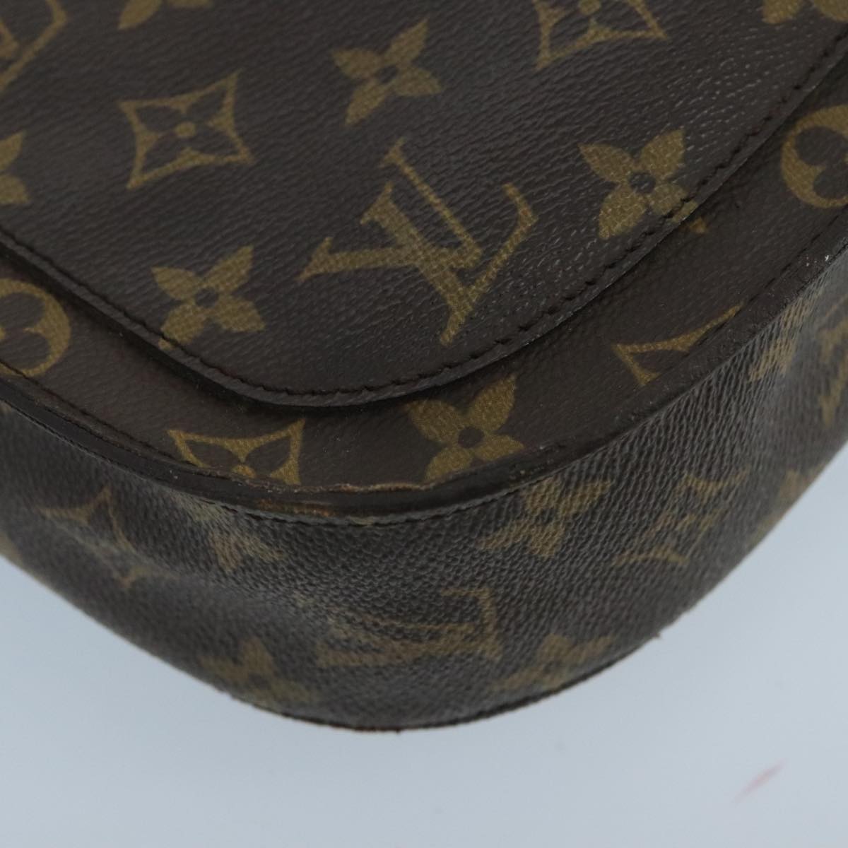 LOUIS VUITTON Monogram Saint Cloud GM Shoulder Bag M51242 LV Auth 102399