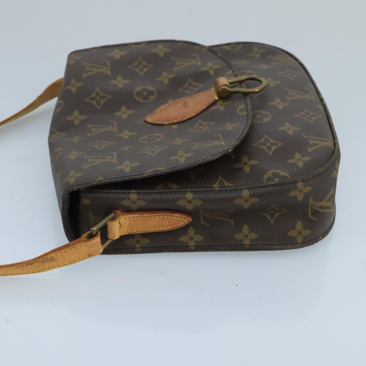 LOUIS VUITTON Monogram Saint Cloud GM Shoulder Bag M51242 LV Auth 102399