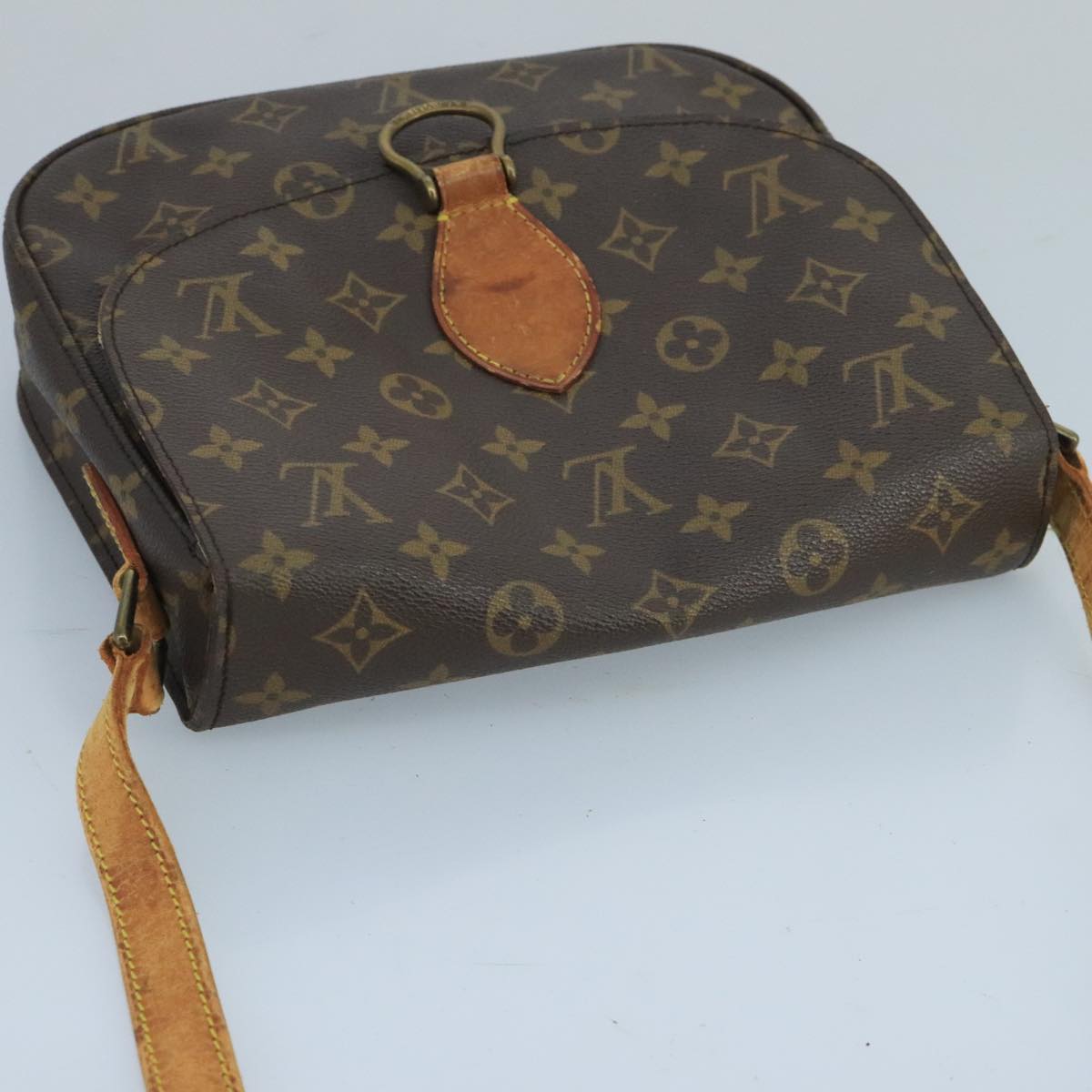 LOUIS VUITTON Monogram Saint Cloud GM Shoulder Bag M51242 LV Auth 102399