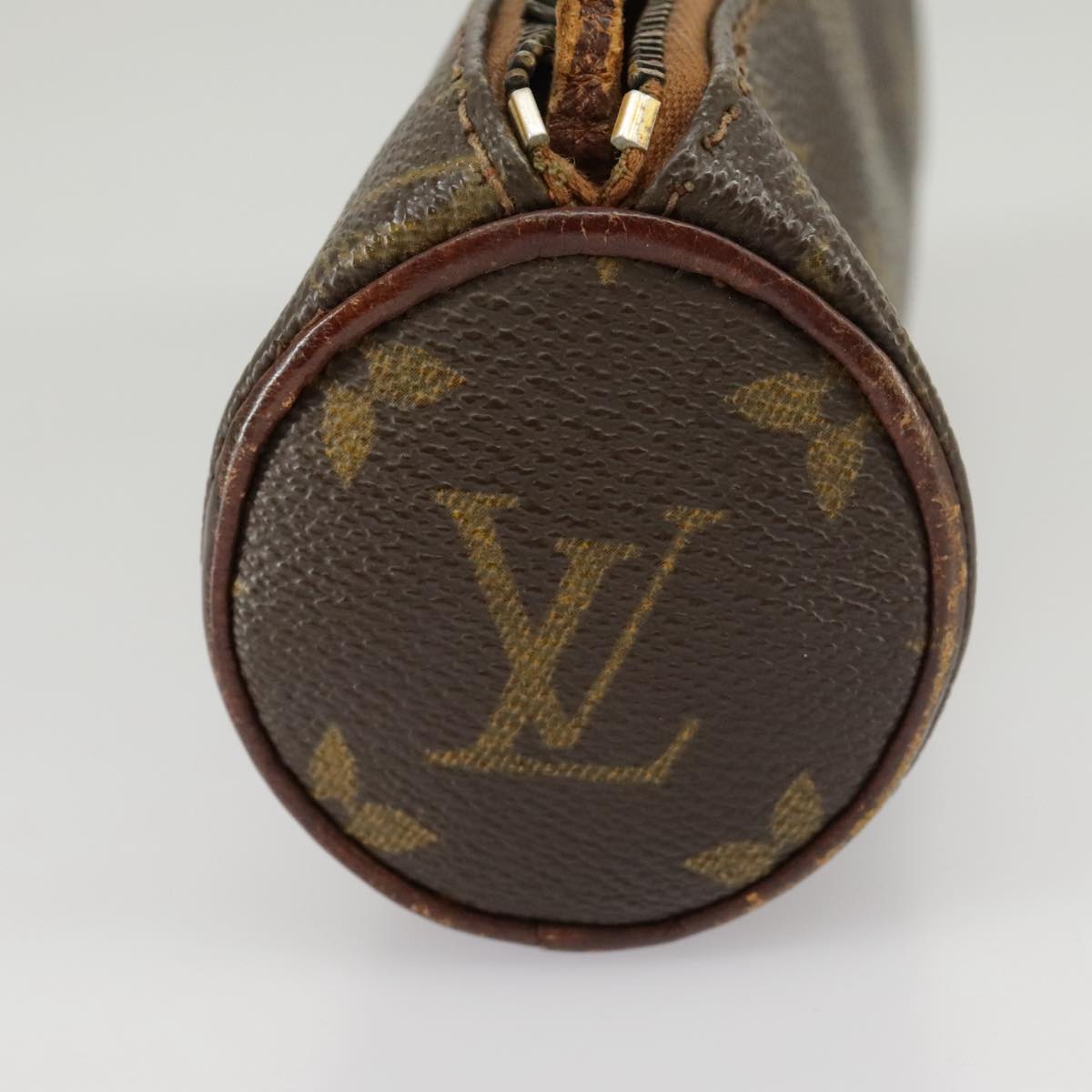 LOUIS VUITTON Monogram Papillon Pouch LV Auth 102426