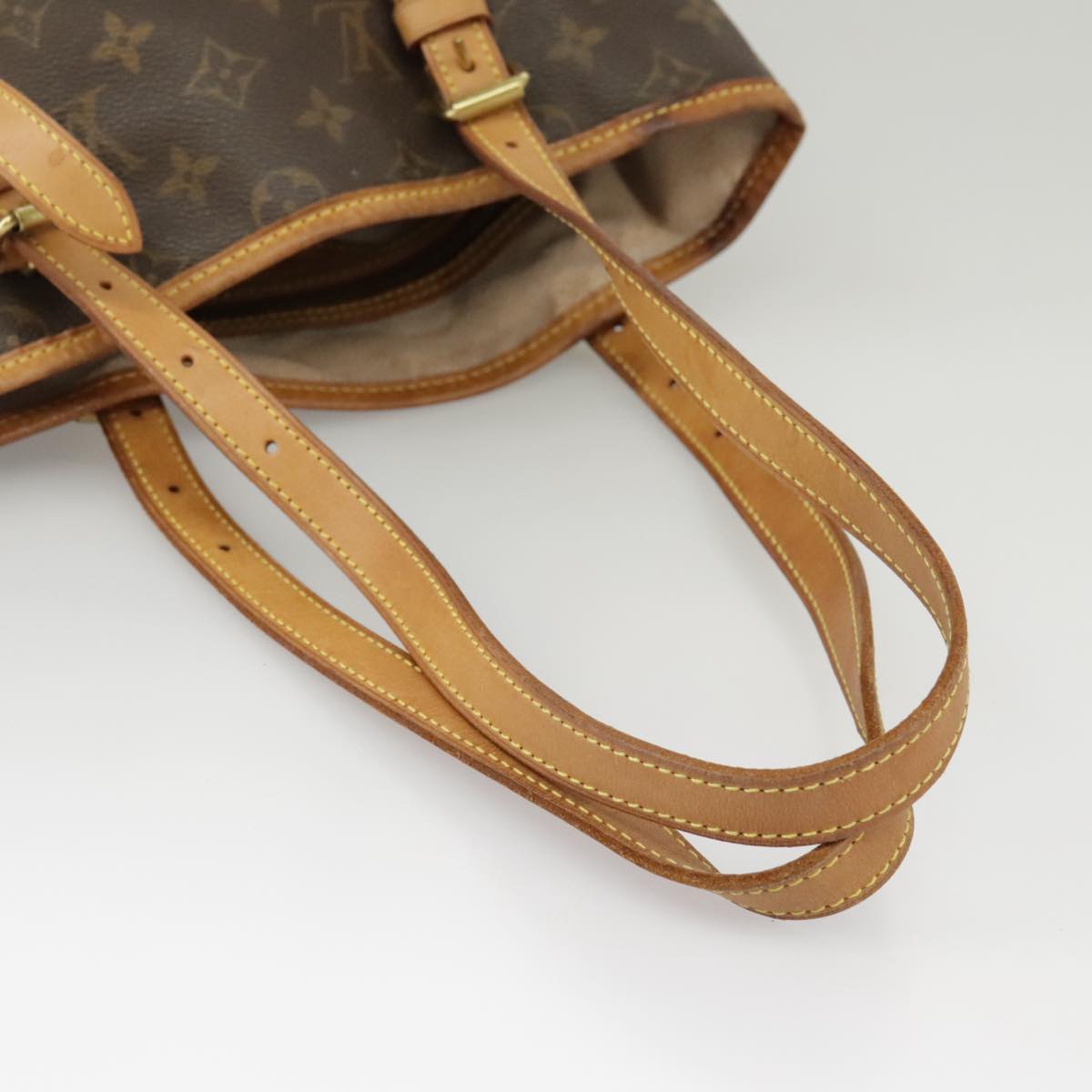 LOUIS VUITTON Monogram Bucket GM Shoulder Bag M42236 LV Auth 102434