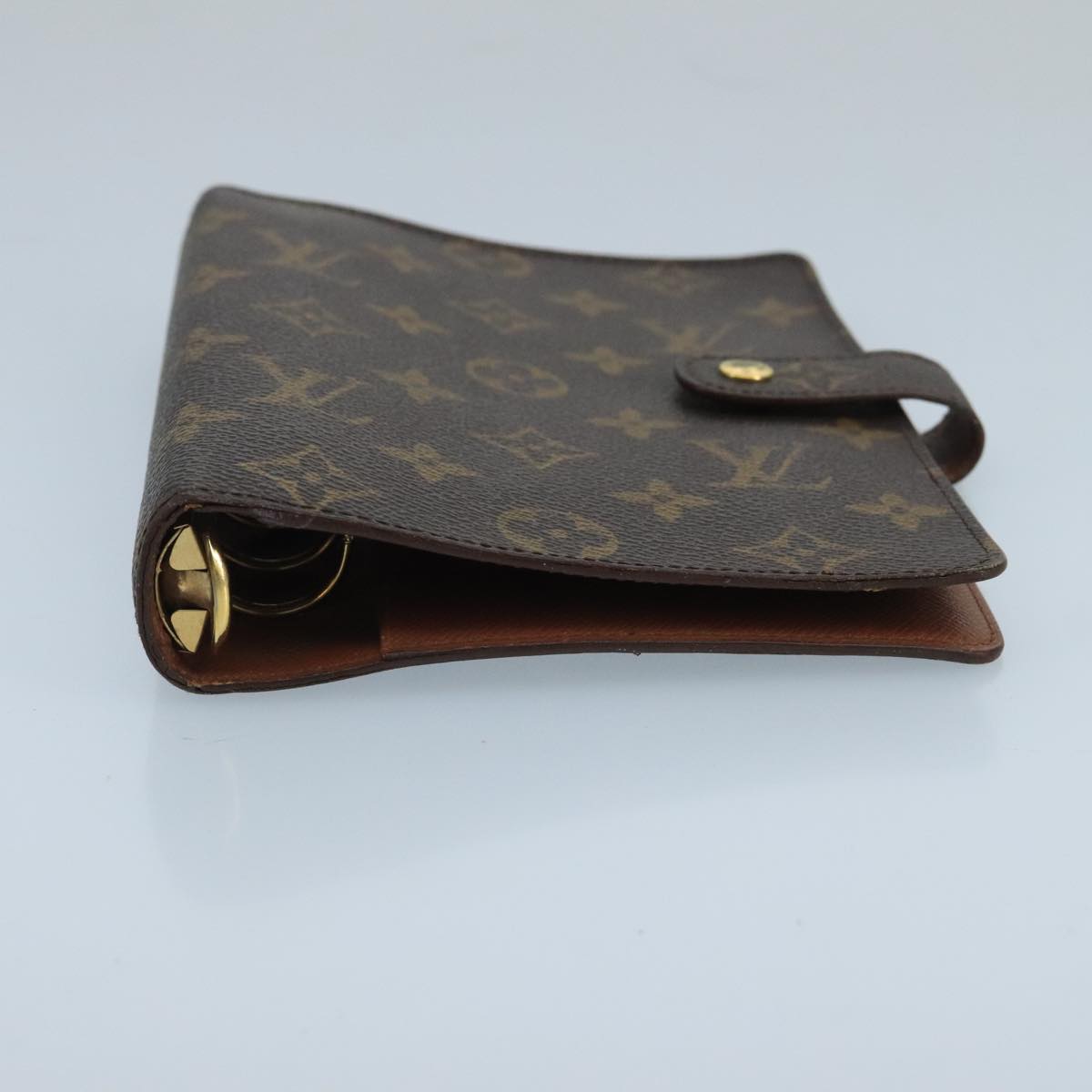 LOUIS VUITTON Monogram Agenda MM Day Planner Cover R20105 LV Auth 102480