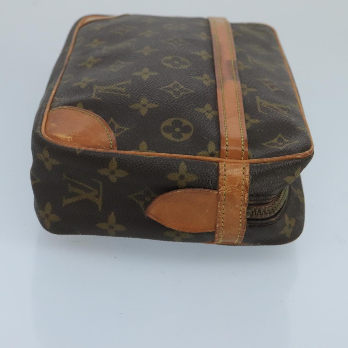 LOUIS VUITTON Monogram Compiegne 28 Clutch Bag M51845 LV Auth 102493