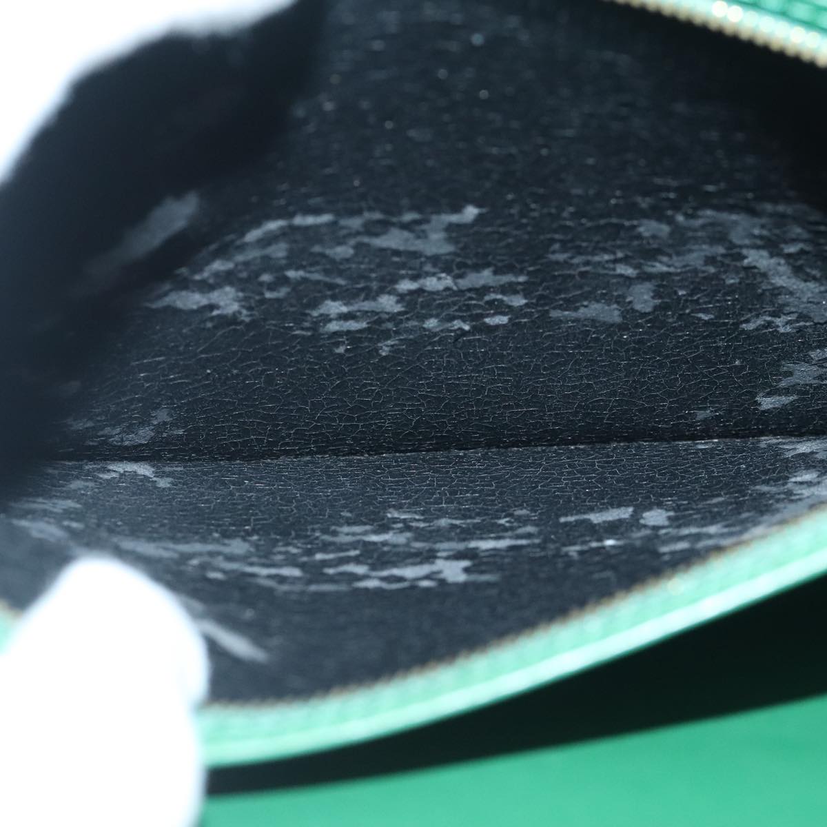 LOUIS VUITTON Epi Capuchin Shoulder Bag Green M52344 LV Auth 102505
