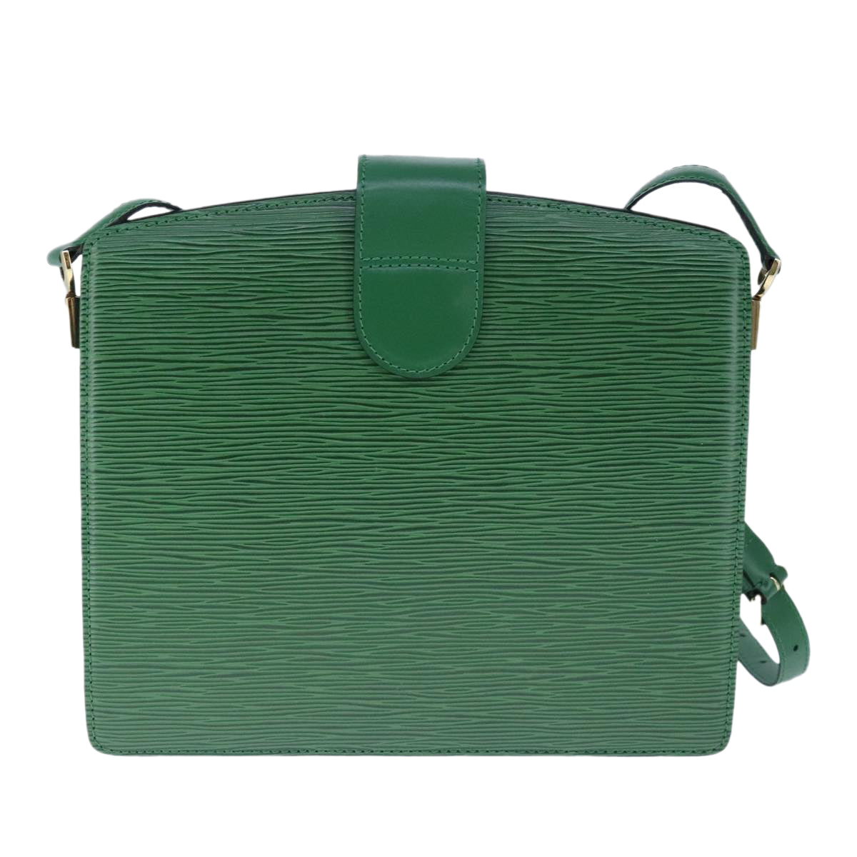 LOUIS VUITTON Epi Capuchin Shoulder Bag Green M52344 LV Auth 102505