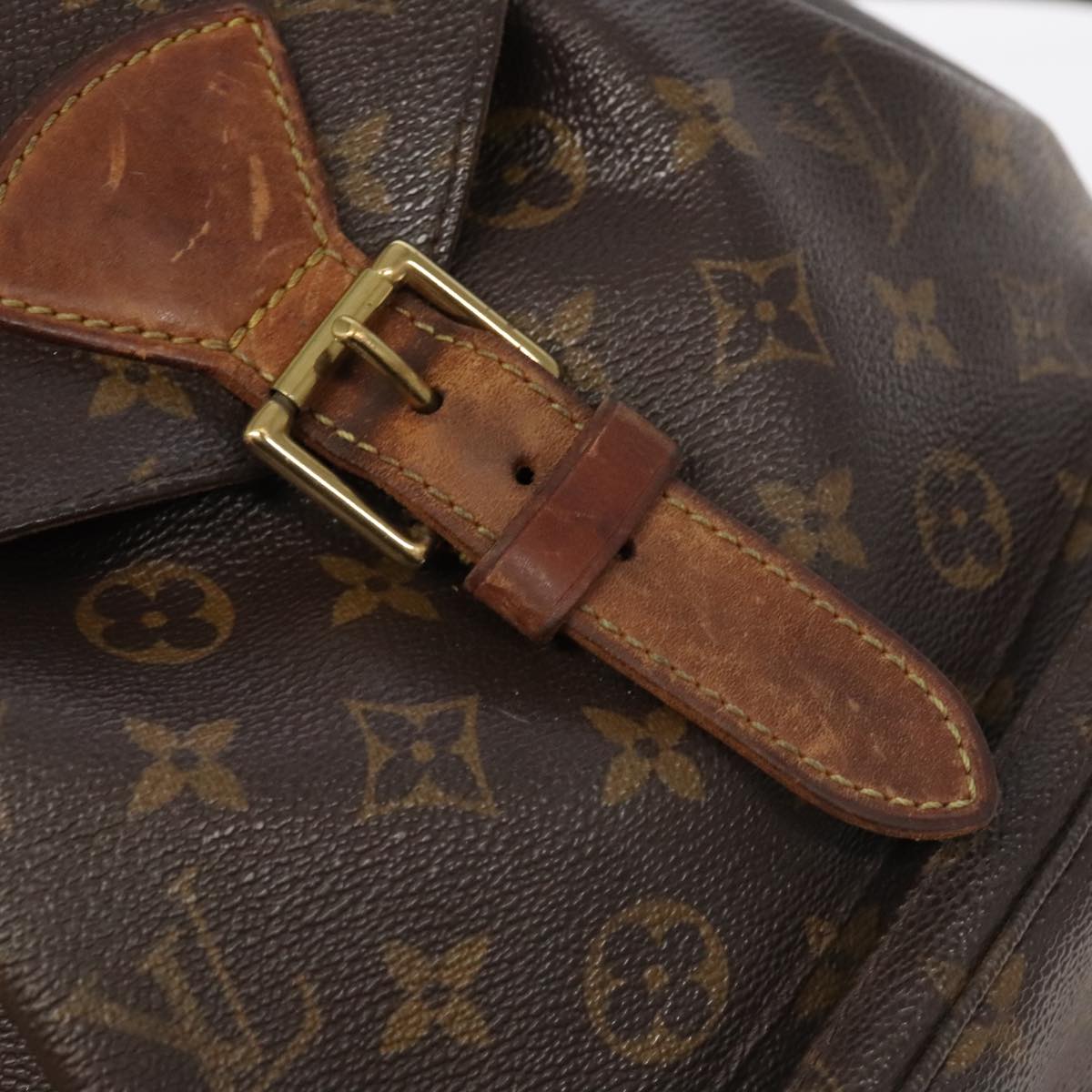 LOUIS VUITTON Monogram Montsouris GM Backpack M51135 LV Auth 102540