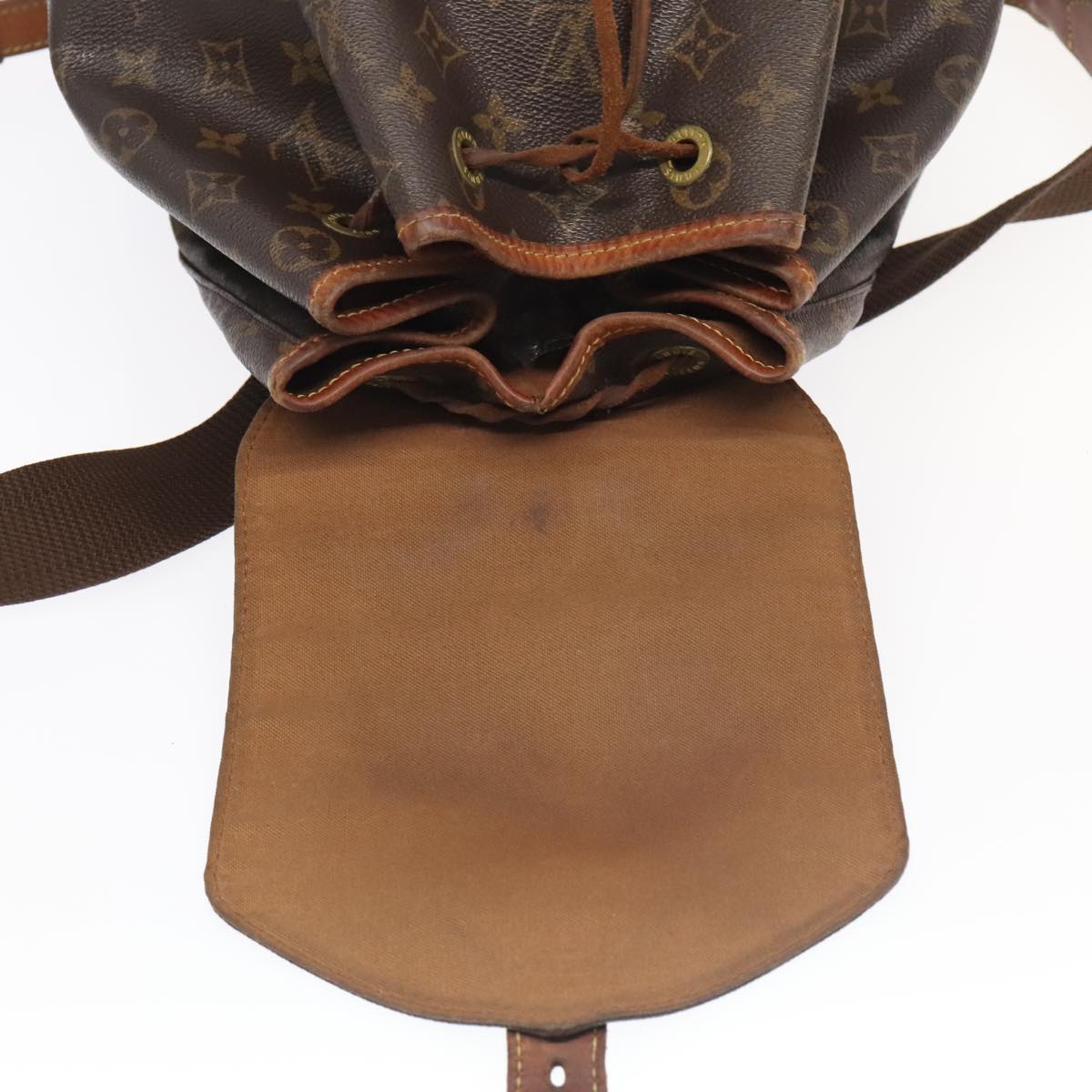 LOUIS VUITTON Monogram Montsouris GM Backpack M51135 LV Auth 102540