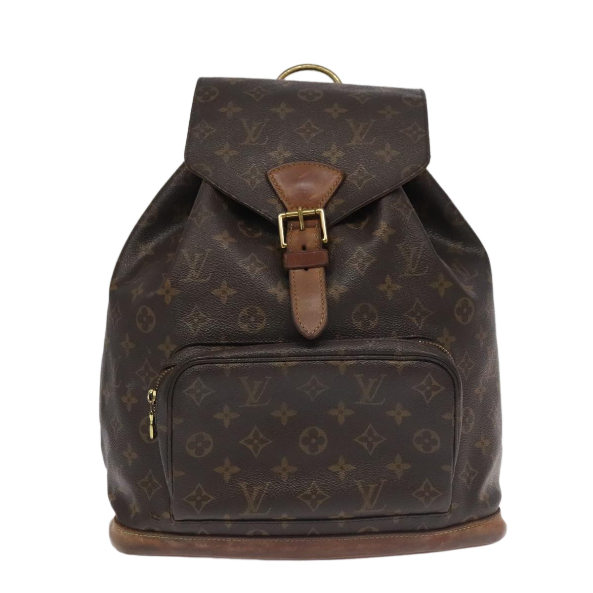 LOUIS VUITTON Monogram Montsouris GM Backpack M51135 LV Auth 102540