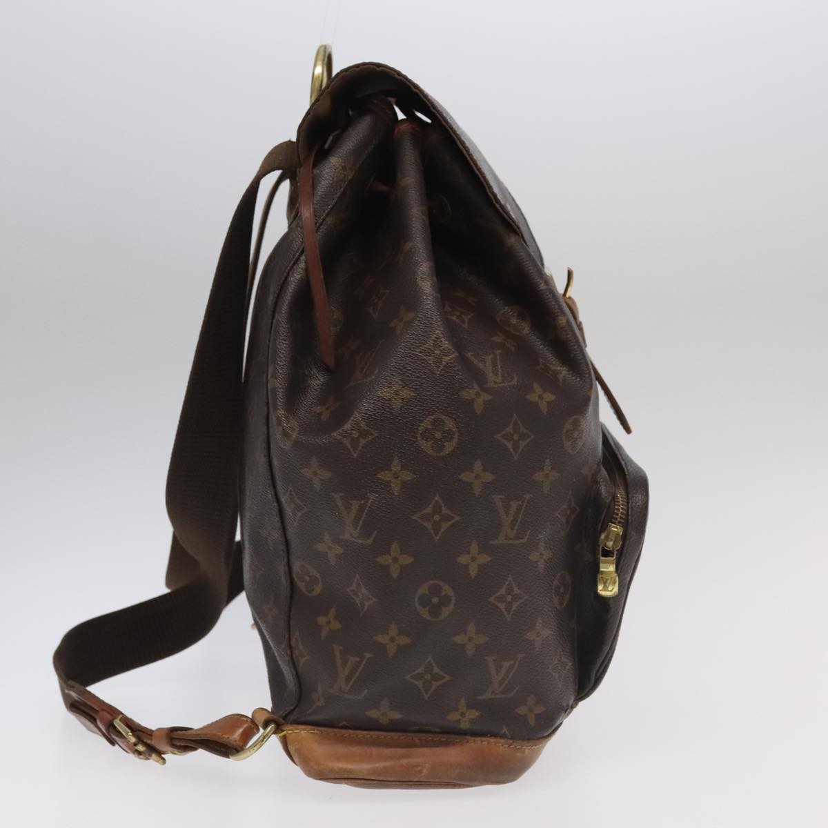 LOUIS VUITTON Monogram Montsouris GM Backpack M51135 LV Auth 102540