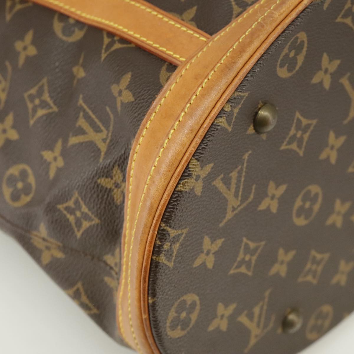 LOUIS VUITTON Monogram Bucket GM Shoulder Bag M42236 LV Auth 102560