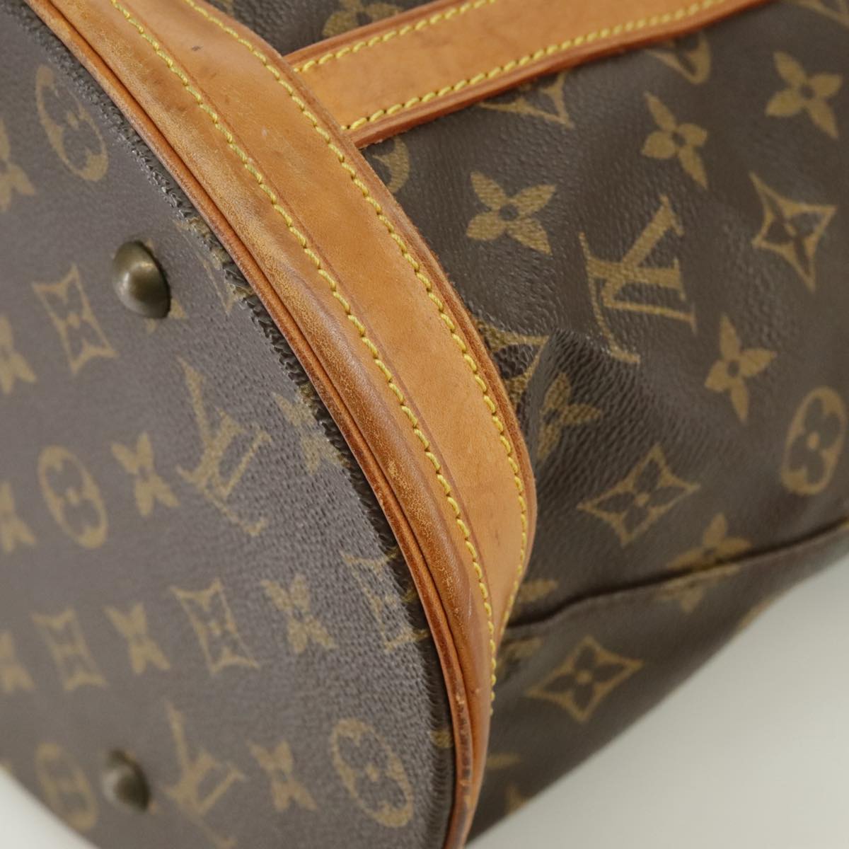 LOUIS VUITTON Monogram Bucket GM Shoulder Bag M42236 LV Auth 102560