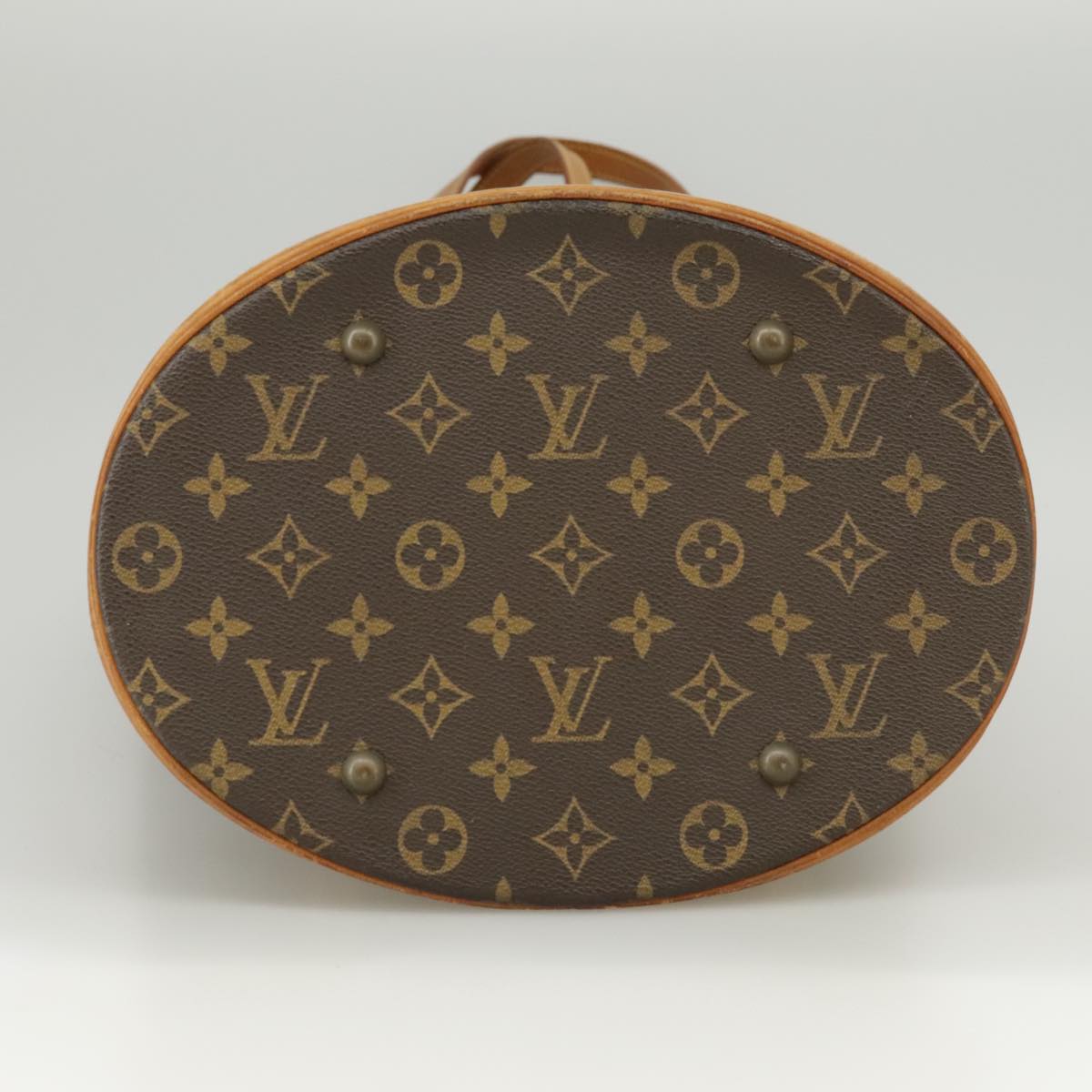 LOUIS VUITTON Monogram Bucket GM Shoulder Bag M42236 LV Auth 102560