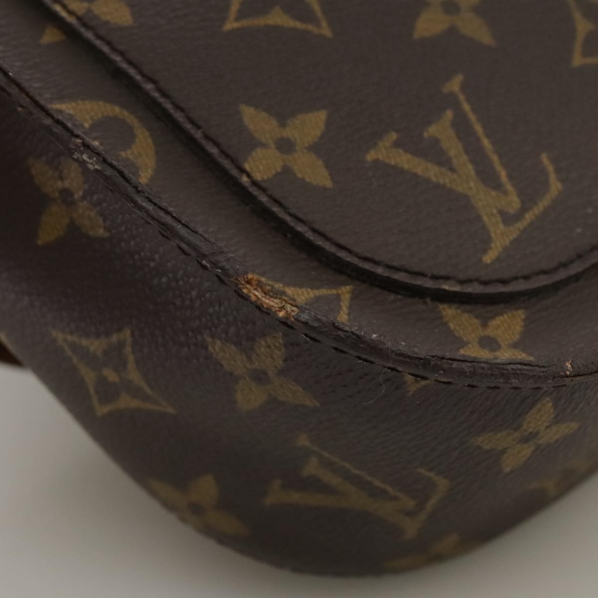 LOUIS VUITTON Monogram Saint Cloud GM Shoulder Bag M51242 LV Auth 102628