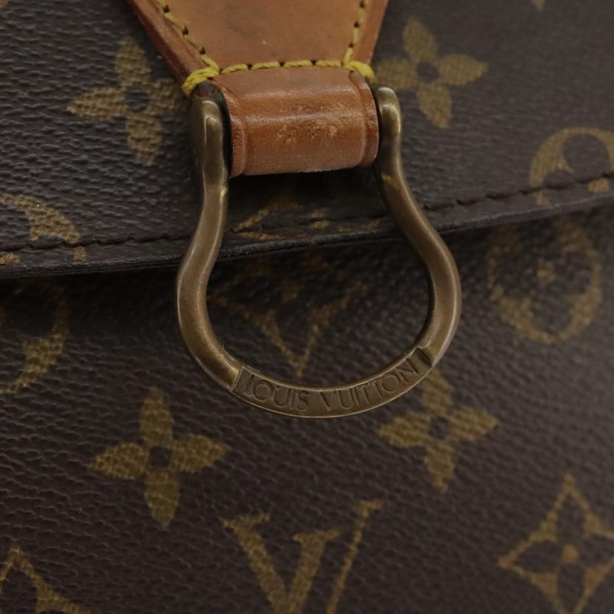 LOUIS VUITTON Monogram Saint Cloud GM Shoulder Bag M51242 LV Auth 102628