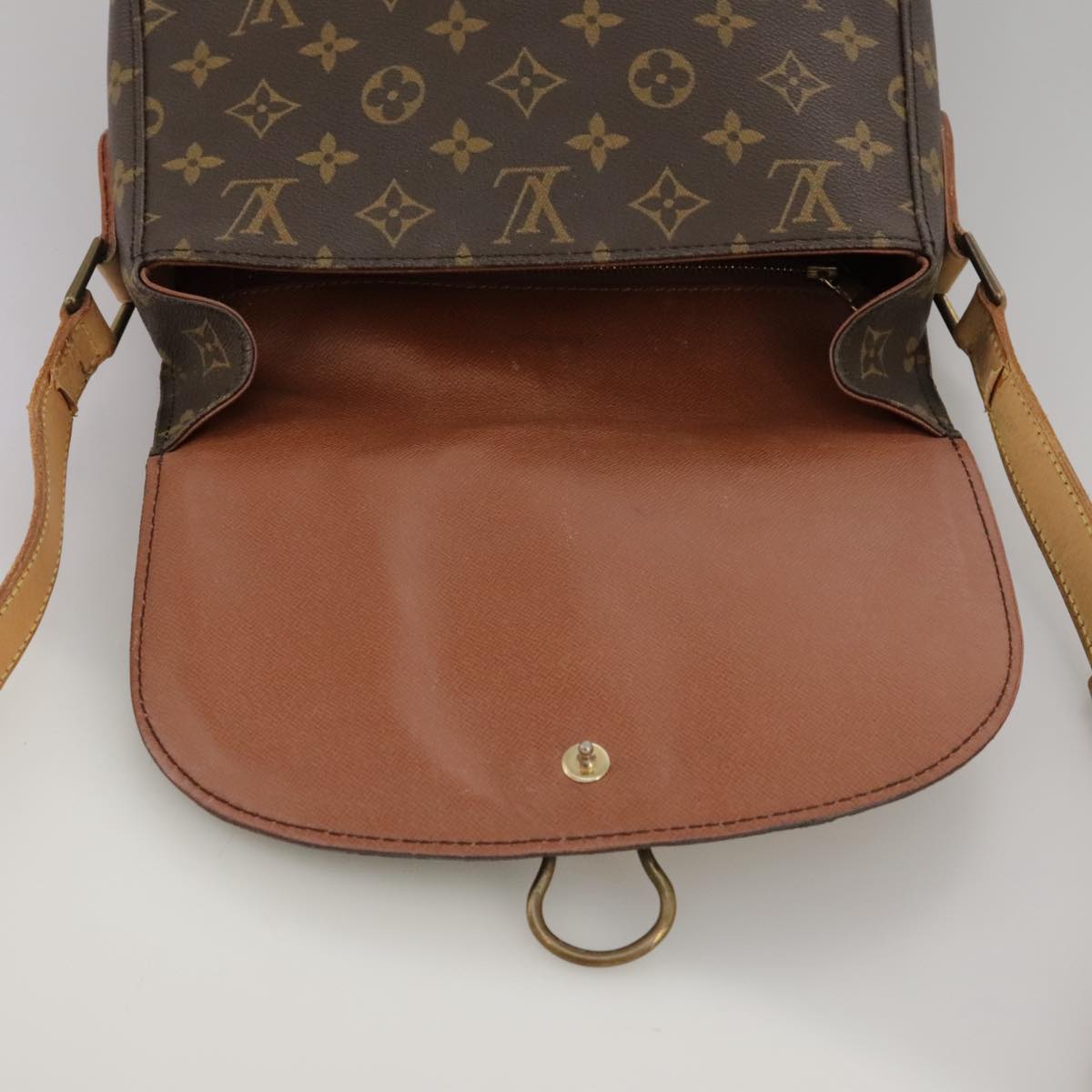 LOUIS VUITTON Monogram Saint Cloud GM Shoulder Bag M51242 LV Auth 102628