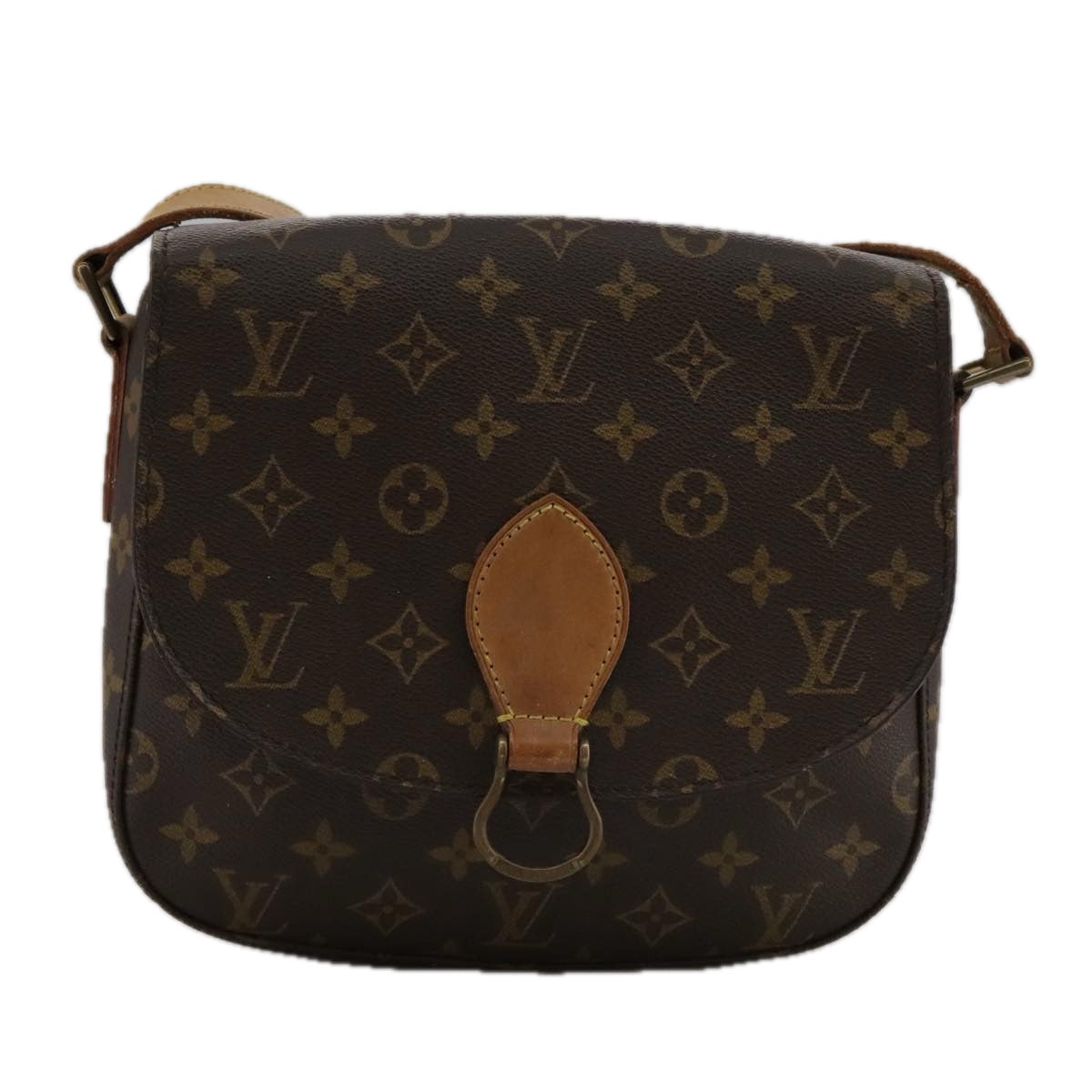 LOUIS VUITTON Monogram Saint Cloud GM Shoulder Bag M51242 LV Auth 102628