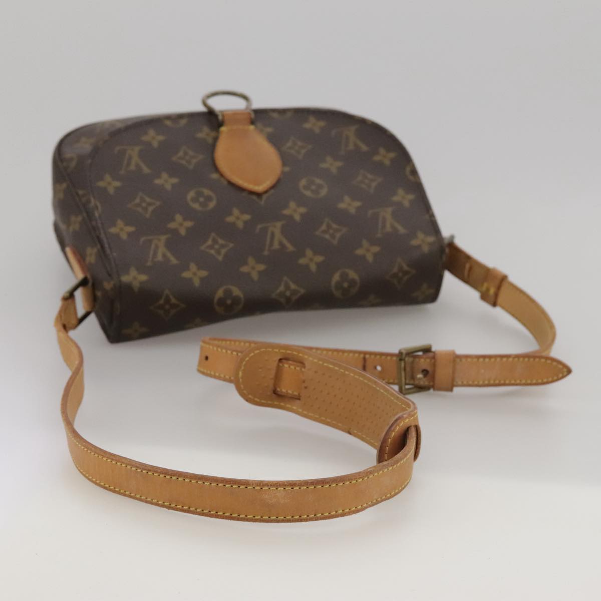 LOUIS VUITTON Monogram Saint Cloud GM Shoulder Bag M51242 LV Auth 102628