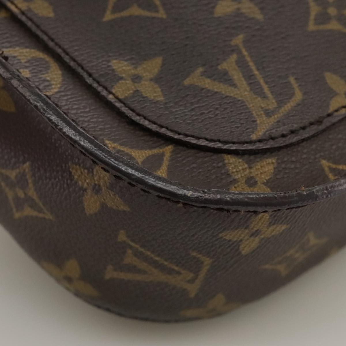 LOUIS VUITTON Monogram Saint Cloud GM Shoulder Bag M51242 LV Auth 102631