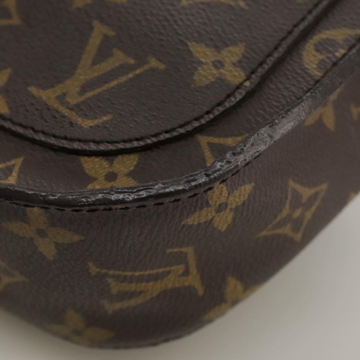 LOUIS VUITTON Monogram Saint Cloud GM Shoulder Bag M51242 LV Auth 102631