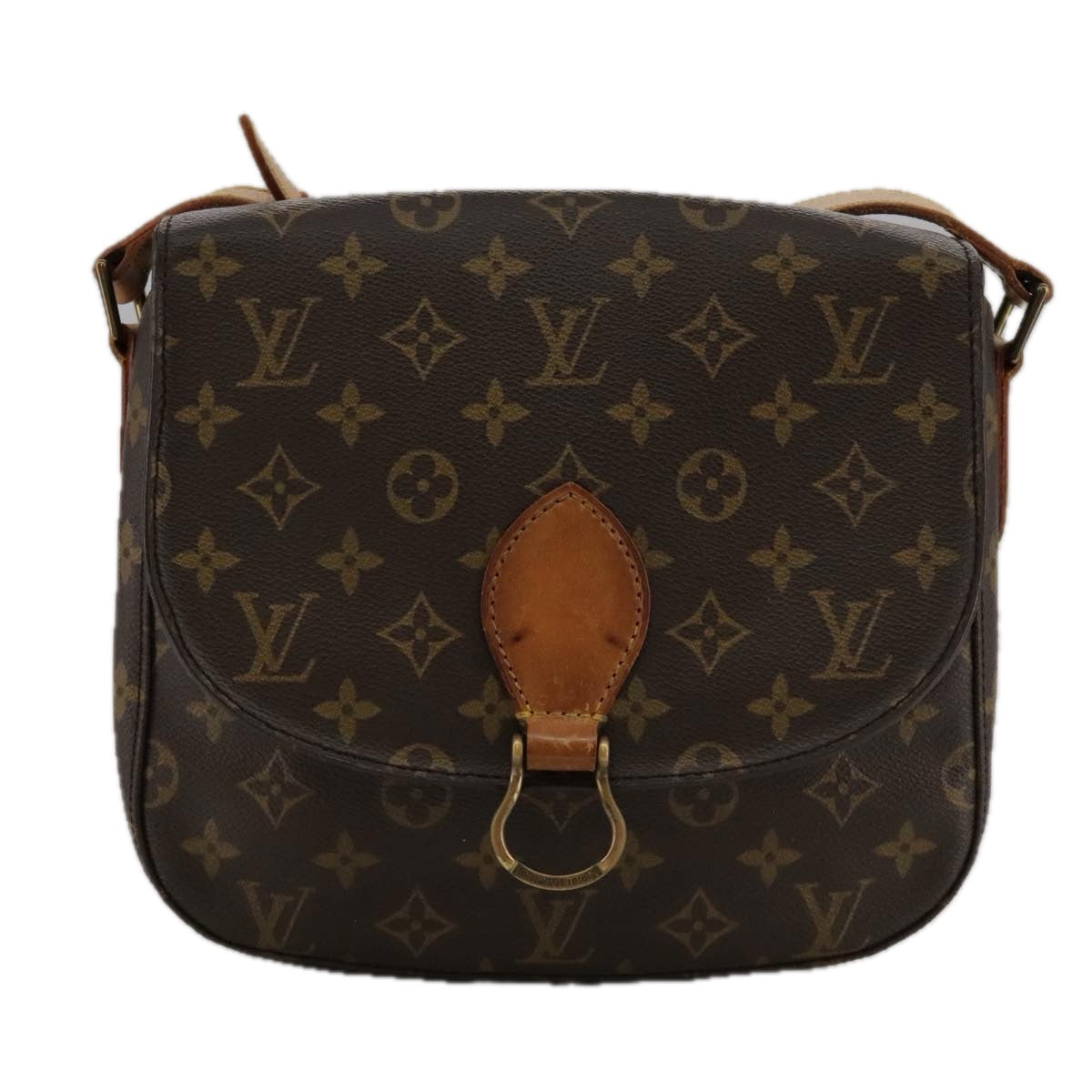 LOUIS VUITTON Monogram Saint Cloud GM Shoulder Bag M51242 LV Auth 102631