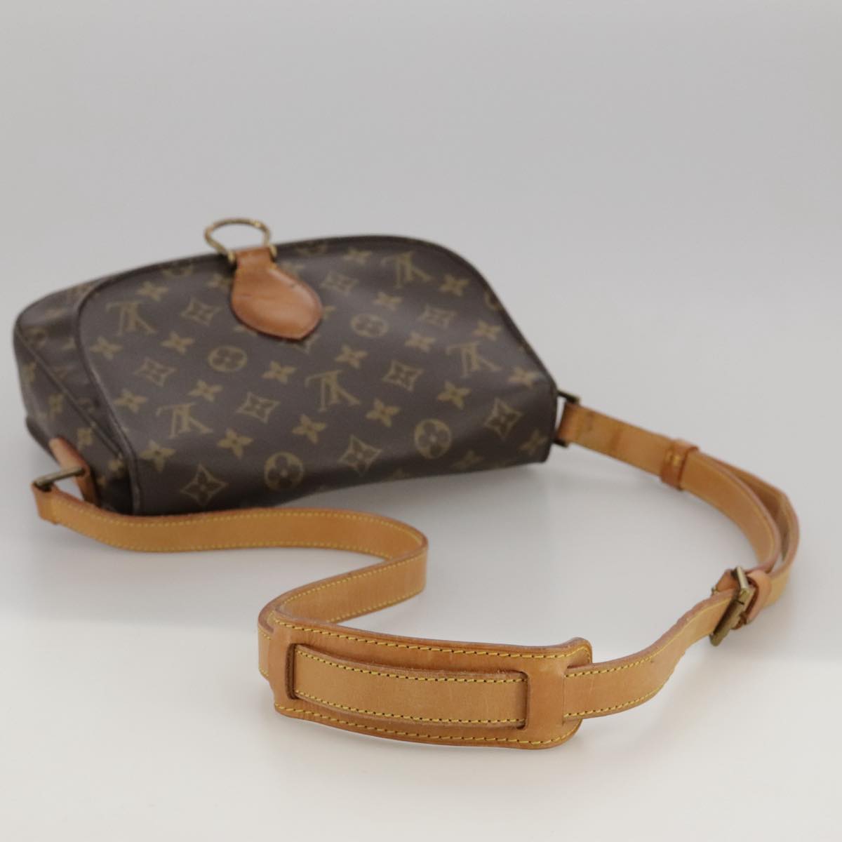 LOUIS VUITTON Monogram Saint Cloud GM Shoulder Bag M51242 LV Auth 102631