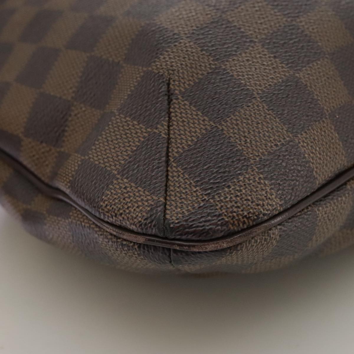 LOUIS VUITTON Damier Ebene Bloomsbury PM Shoulder Bag N42251 LV Auth 102635