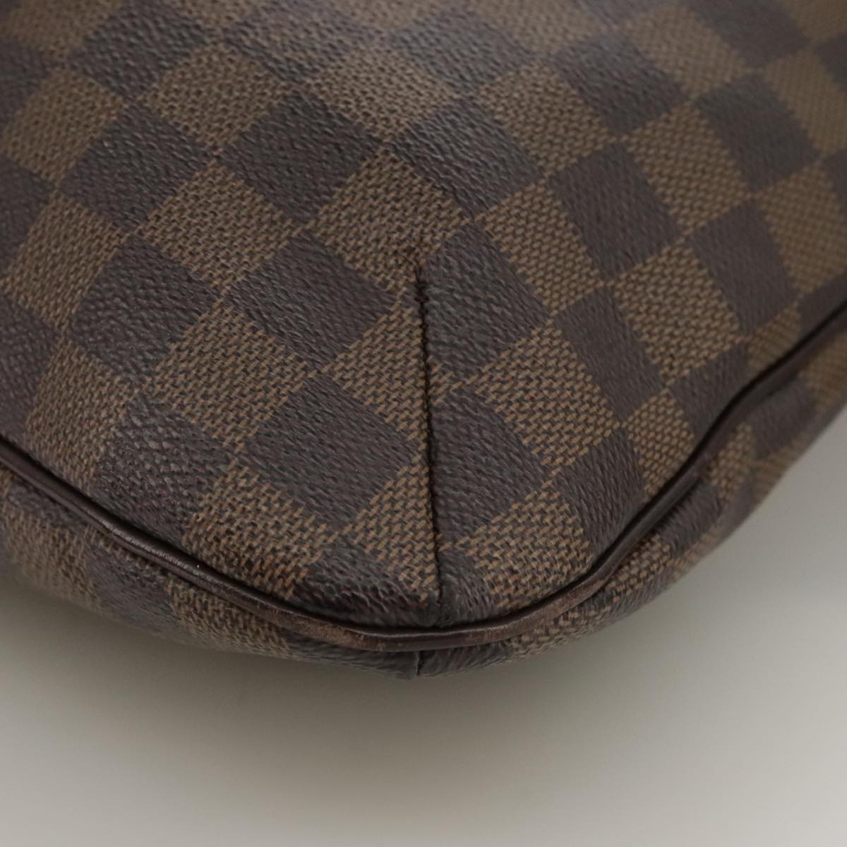 LOUIS VUITTON Damier Ebene Bloomsbury PM Shoulder Bag N42251 LV Auth 102635