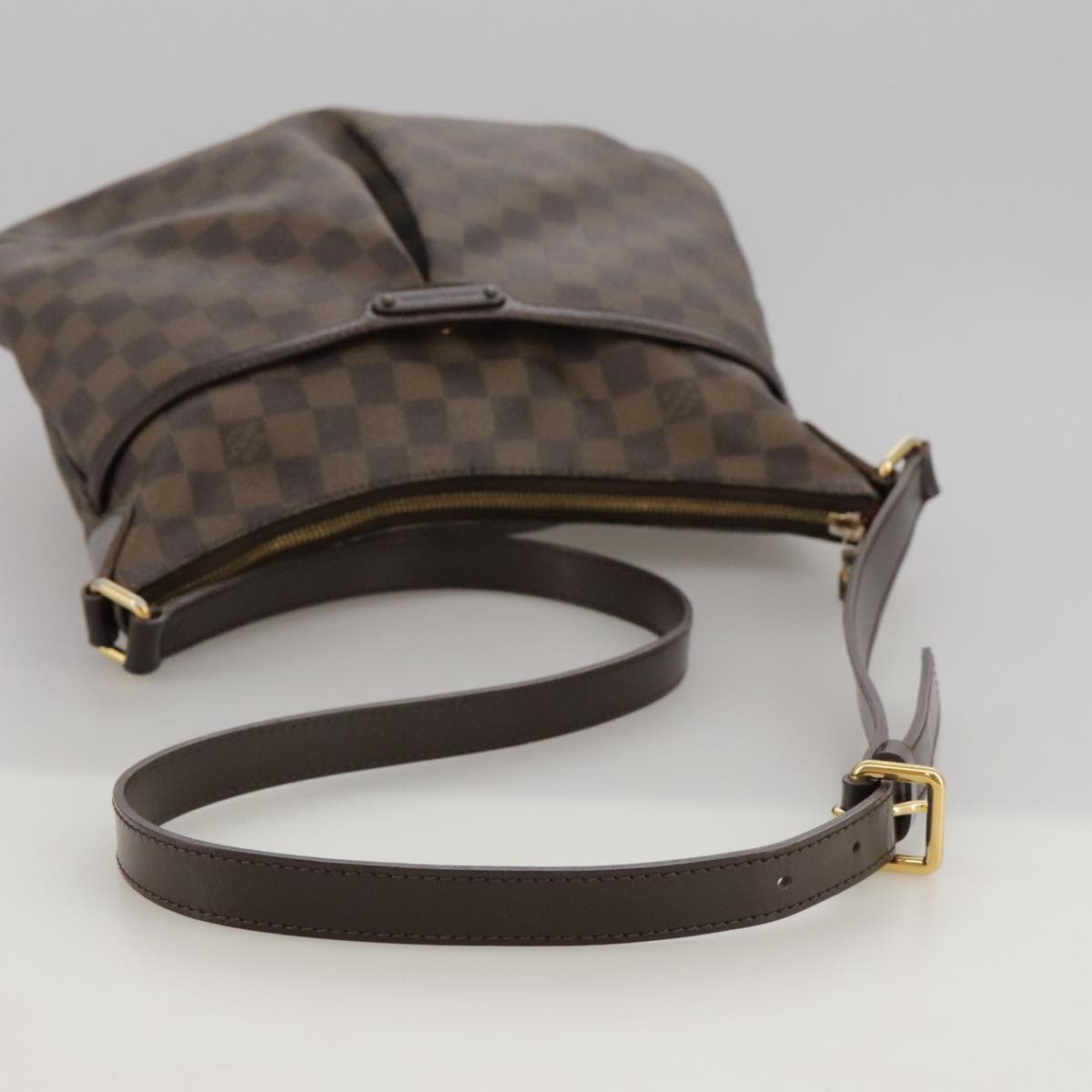 LOUIS VUITTON Damier Ebene Bloomsbury PM Shoulder Bag N42251 LV Auth 102635