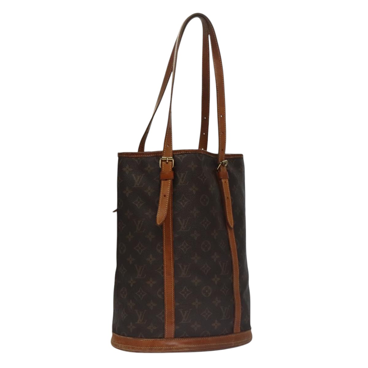 LOUIS VUITTON Monogram Bucket GM Shoulder Bag M42236 LV Auth 102680