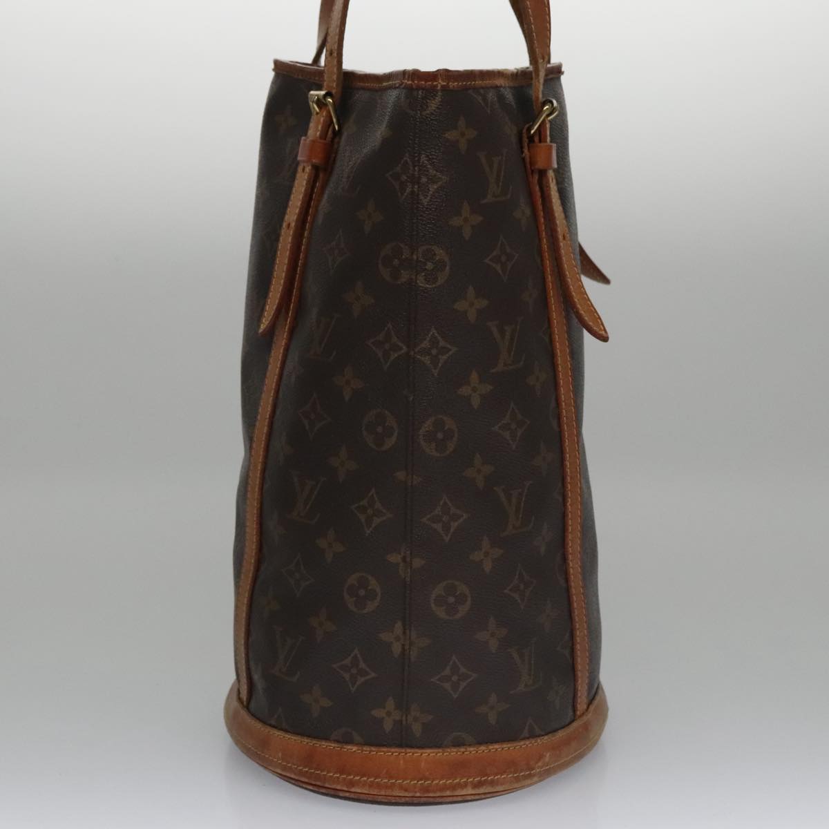 LOUIS VUITTON Monogram Bucket GM Shoulder Bag M42236 LV Auth 102680