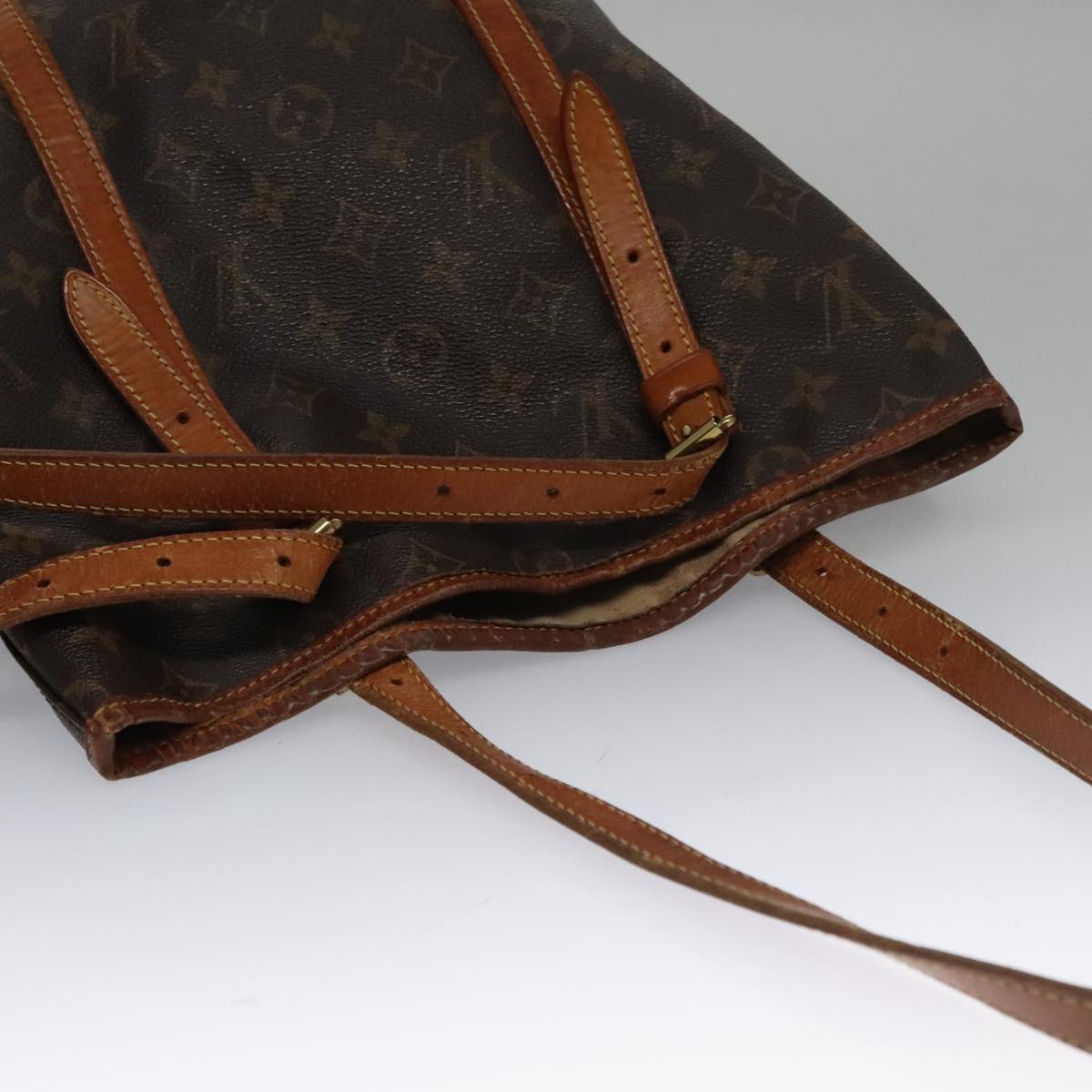 LOUIS VUITTON Monogram Bucket GM Shoulder Bag M42236 LV Auth 102680