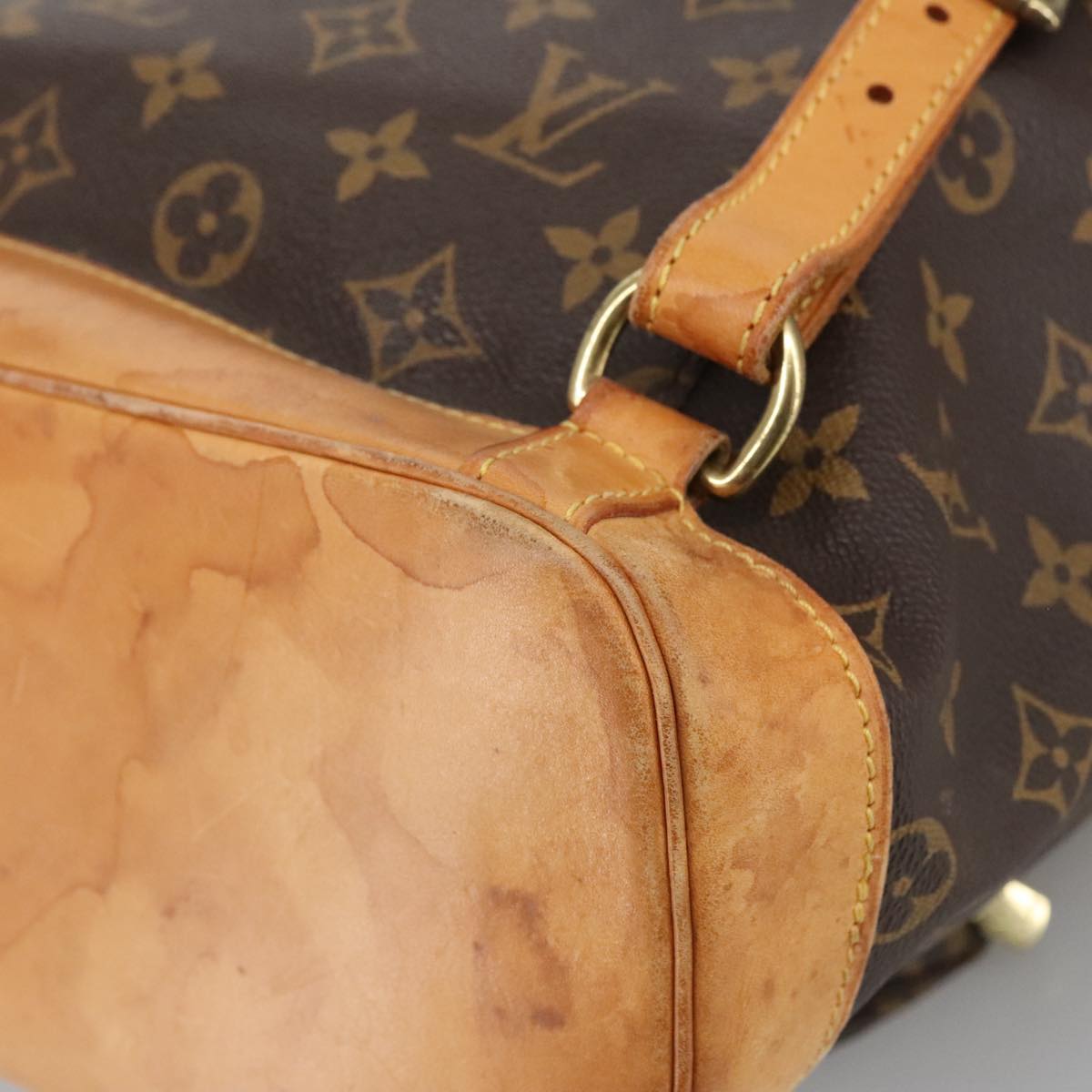 LOUIS VUITTON Monogram Montsouris GM Backpack M51135 LV Auth 102732