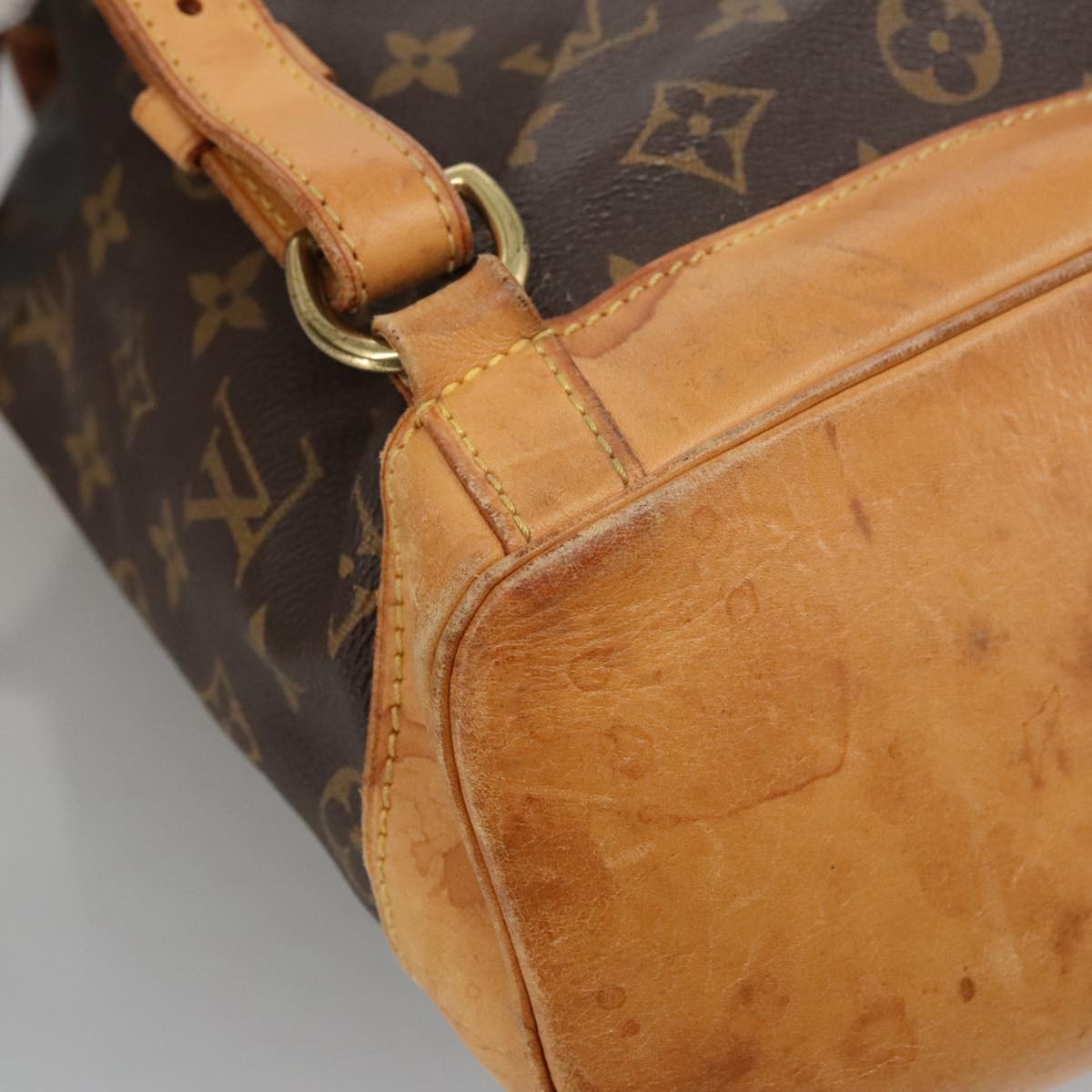 LOUIS VUITTON Monogram Montsouris GM Backpack M51135 LV Auth 102732