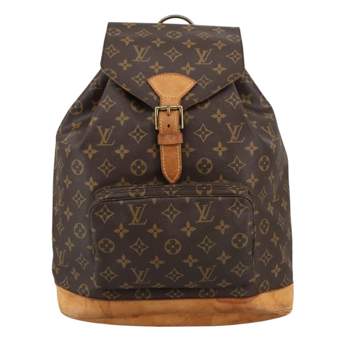 LOUIS VUITTON Monogram Montsouris GM Backpack M51135 LV Auth 102732