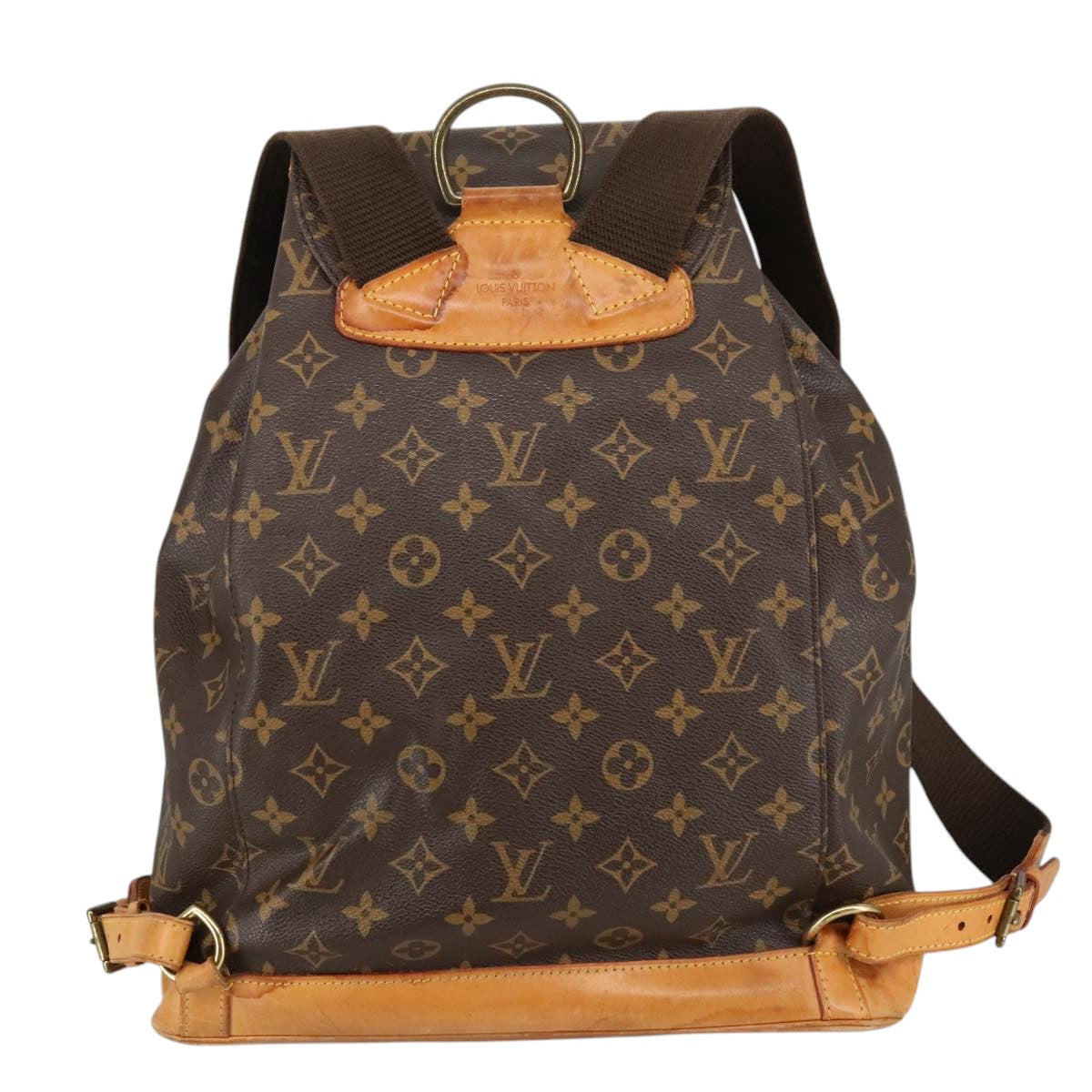 LOUIS VUITTON Monogram Montsouris GM Backpack M51135 LV Auth 102732