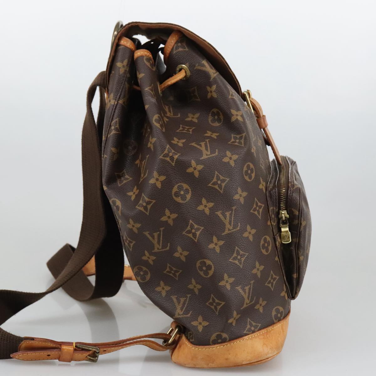 LOUIS VUITTON Monogram Montsouris GM Backpack M51135 LV Auth 102732