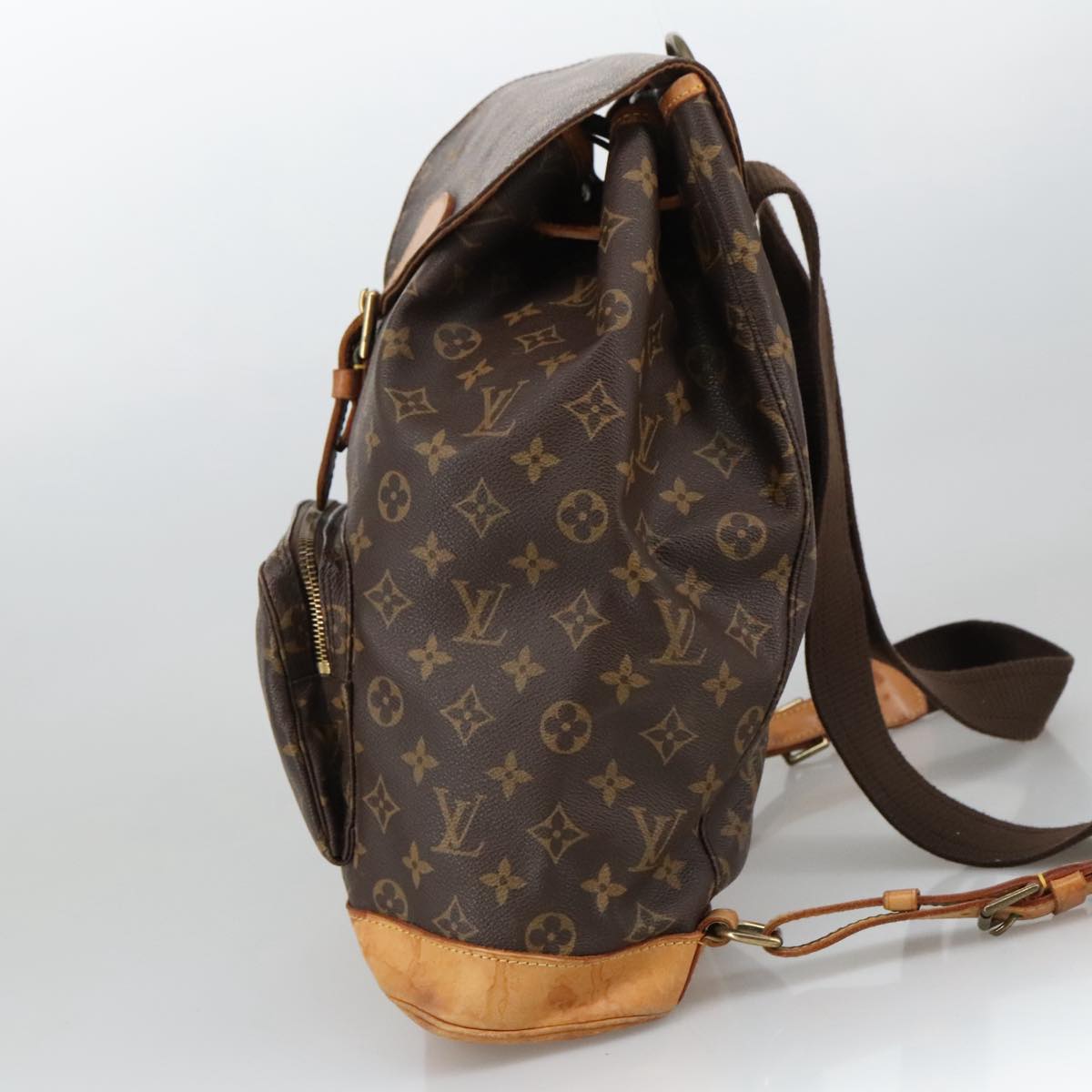 LOUIS VUITTON Monogram Montsouris GM Backpack M51135 LV Auth 102732