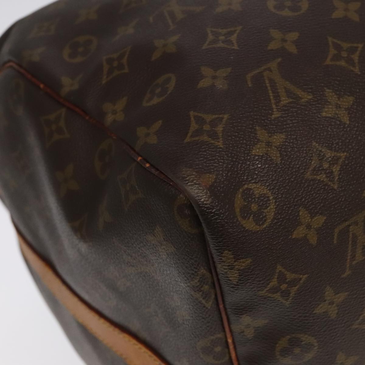 LOUIS VUITTON Monogram Keepall Bandouliere 60 Boston Bag M41412 LV Auth 102734