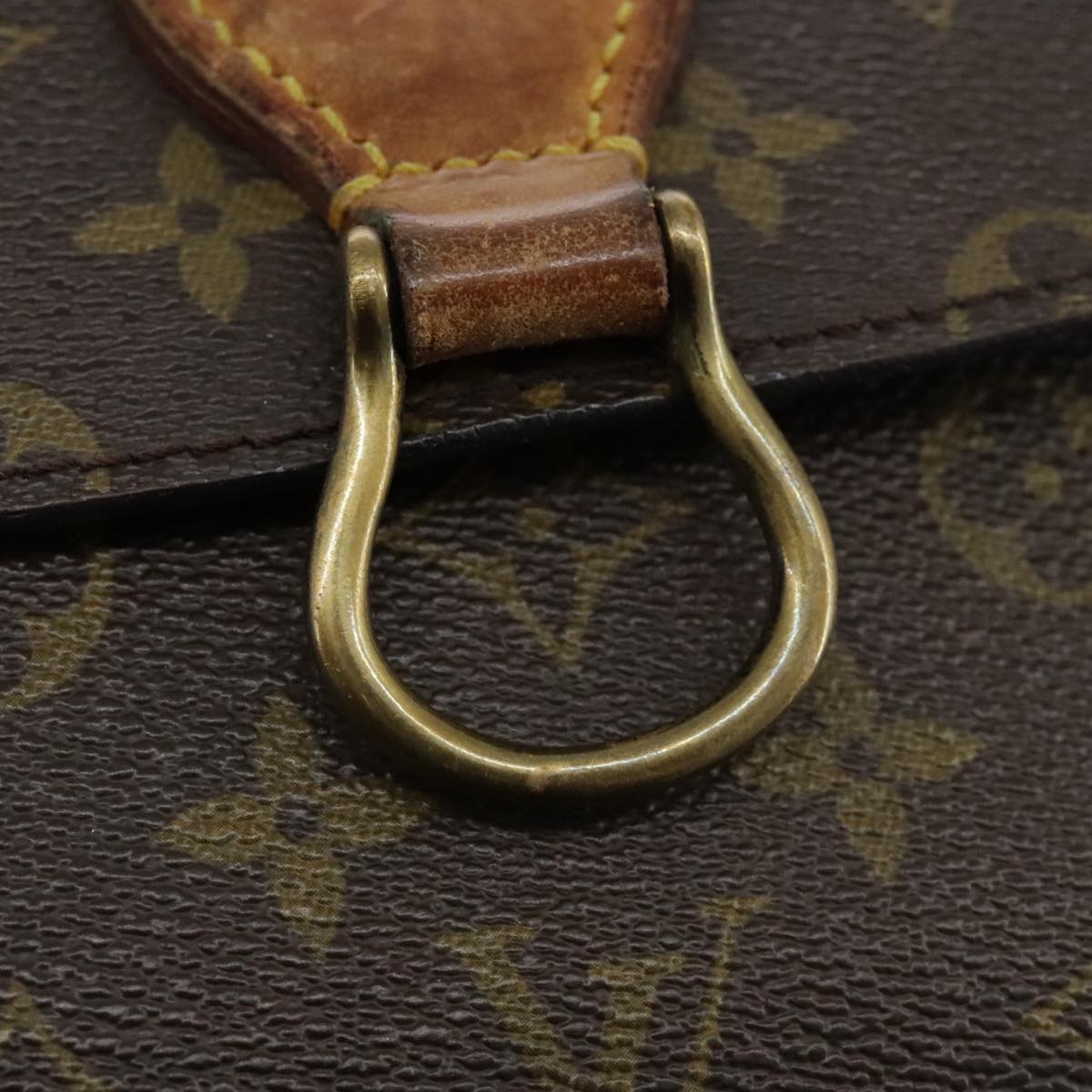 LOUIS VUITTON Monogram Saint Cloud GM Shoulder Bag Vintage M51242 LV Auth 102768