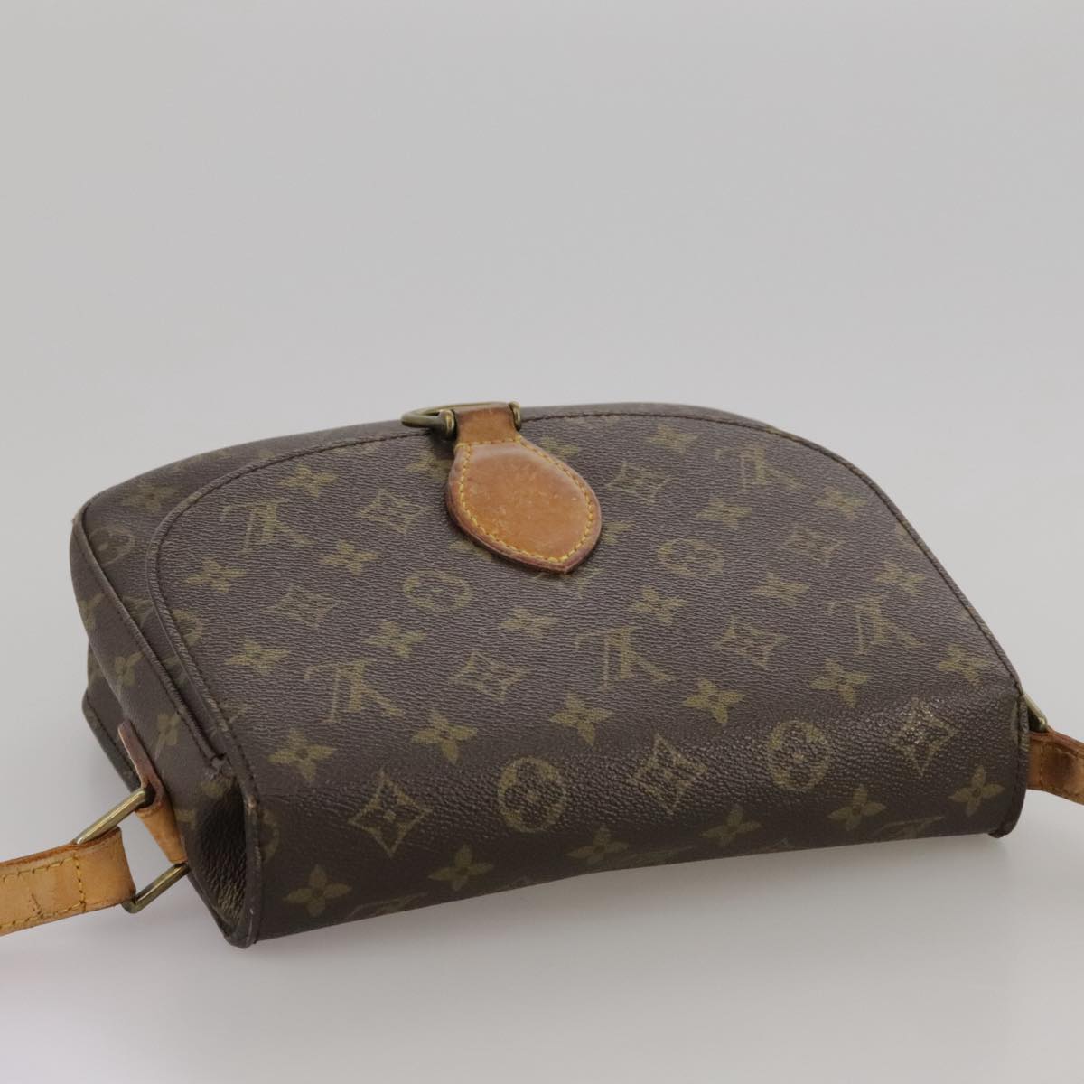 LOUIS VUITTON Monogram Saint Cloud GM Shoulder Bag Vintage M51242 LV Auth 102768