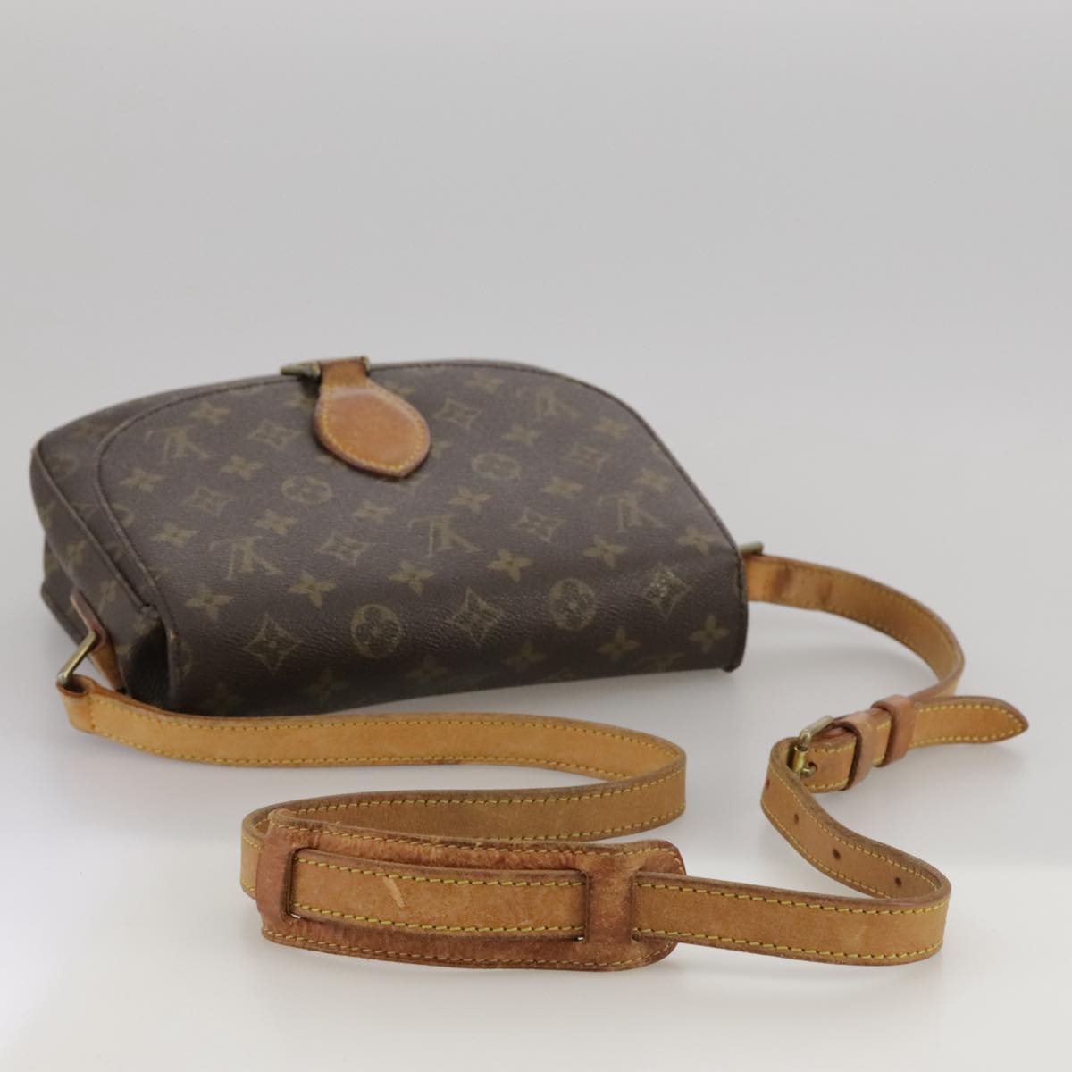 LOUIS VUITTON Monogram Saint Cloud GM Shoulder Bag Vintage M51242 LV Auth 102768