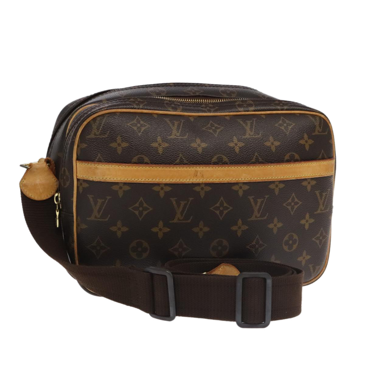 LOUIS VUITTON Monogram Reporter PM Shoulder Bag M45254 LV Auth 102802