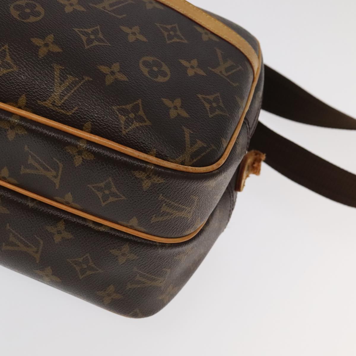 LOUIS VUITTON Monogram Reporter PM Shoulder Bag M45254 LV Auth 102802