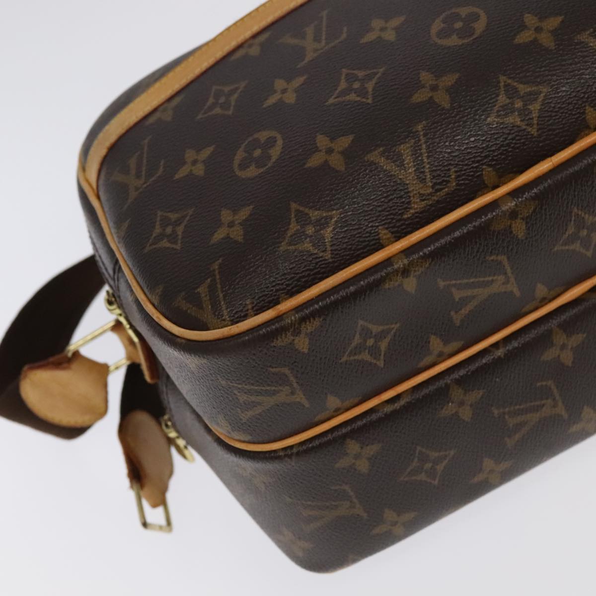 LOUIS VUITTON Monogram Reporter PM Shoulder Bag M45254 LV Auth 102802